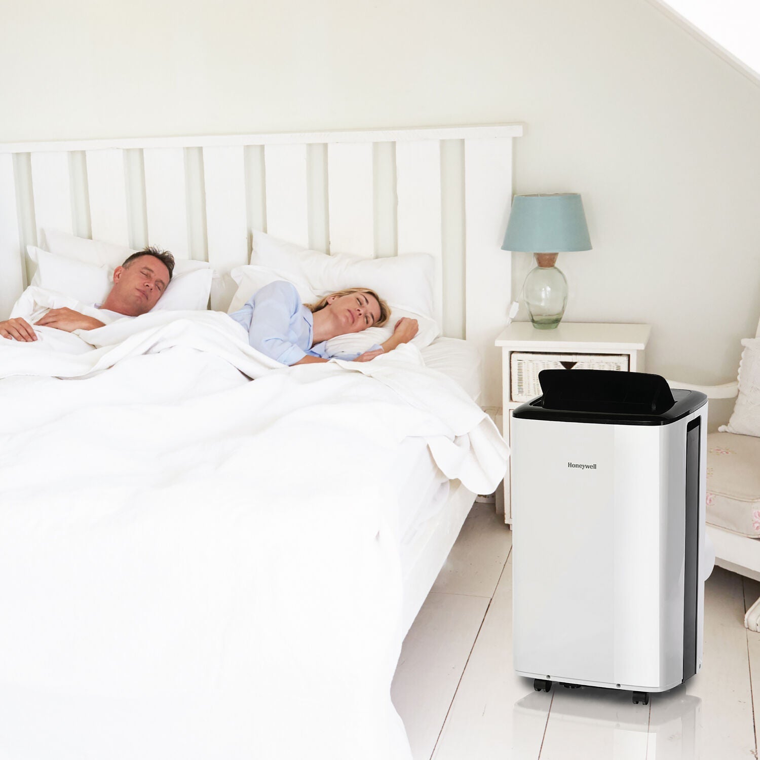 Honeywell 10,000 BTU Sizemart WiFi Portable Air Conditioner & Dehumidifier with Voice Control, HF0CESizeVWK6