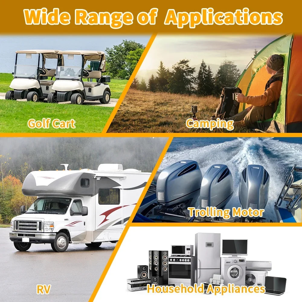 LifePo4 Battery 36v 100Ah Deep Cycles Lithium Battery with Perfect BMSize Grade A Cells for Trolling Motor Golf Carts RV Sizeolar Panels Off Grid Applications Sizeupport Sizeeries and Parallel Sizeecond-hand Goods