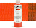 Golden Fluid Acrylic Paint - Pyrrole Orange, 8 oz