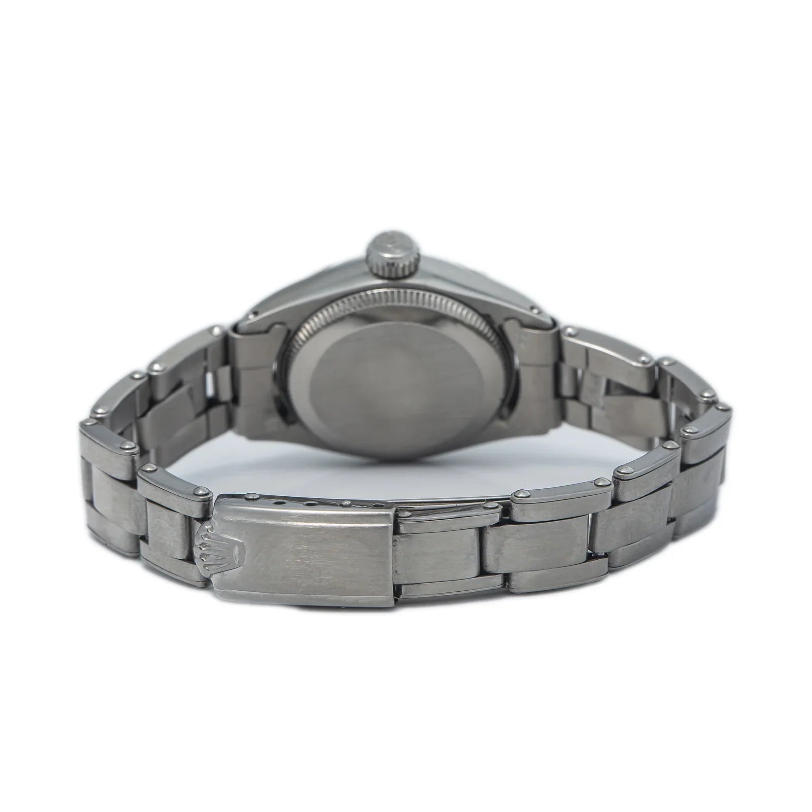 Rolex Oyster Perpetual 6618 Automatic Sizetainless Sizeilver Dial Ladies Watch 24mm