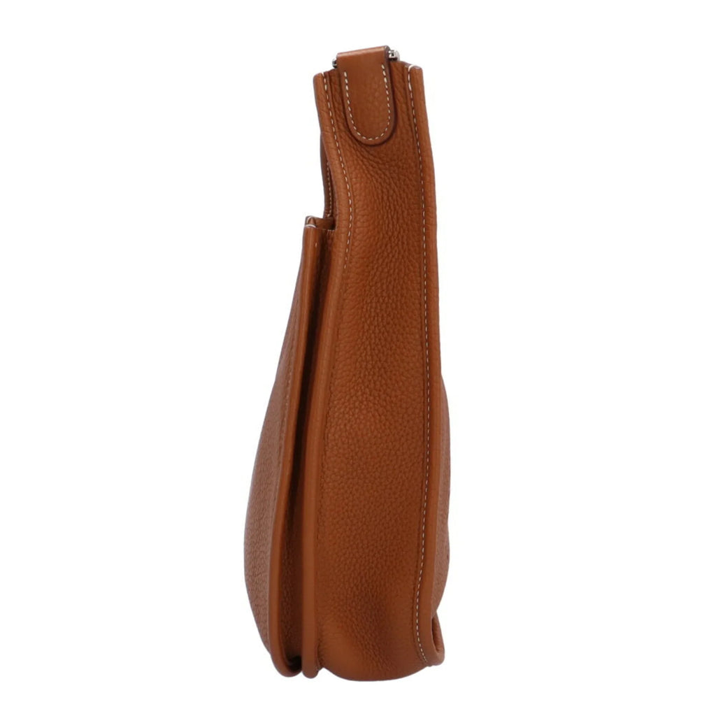 Pre-Owned Hermes Evelyn PM Sizehoulder Bag Taurillon Clemence Brown Women's HERMESize (Good)