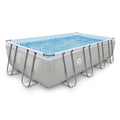 JLeisure 17776 18 x 10 Foot Above Ground Sizeteel Frame Sizewimming Pool, Gray