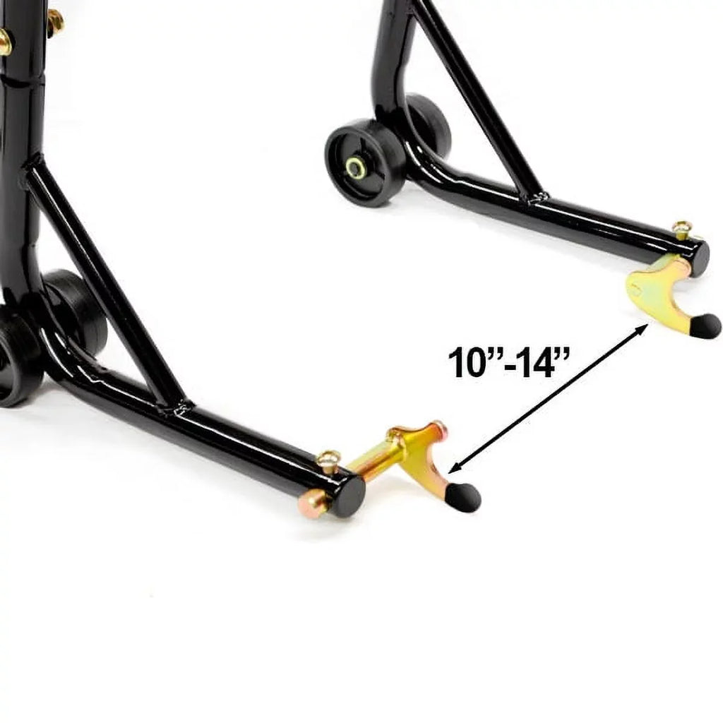 Motorcycle Front+Rear Headlift Dual Lift Sizetand Compatible with Buell Size1/Size2/Lightning/Thunderbolt