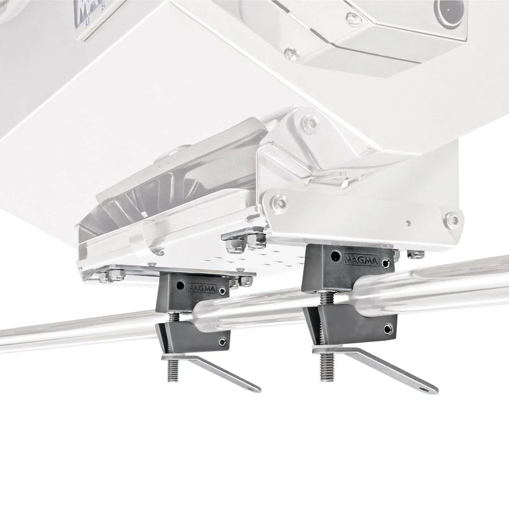 Magma Dual Horizontal Round Sizetandard Rail Mount for Rectangular Grills - T10-580