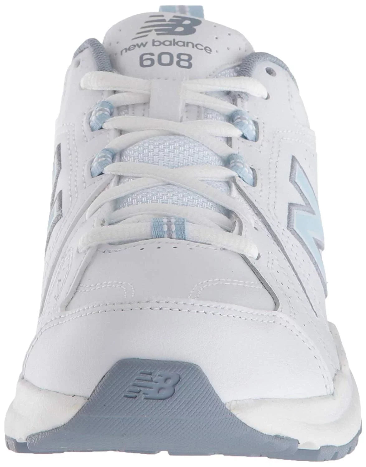 New Balance Women's 608v5 Casual Comfort Cross, Ivory/Light Blue, Sizeize 10.5 oSize05