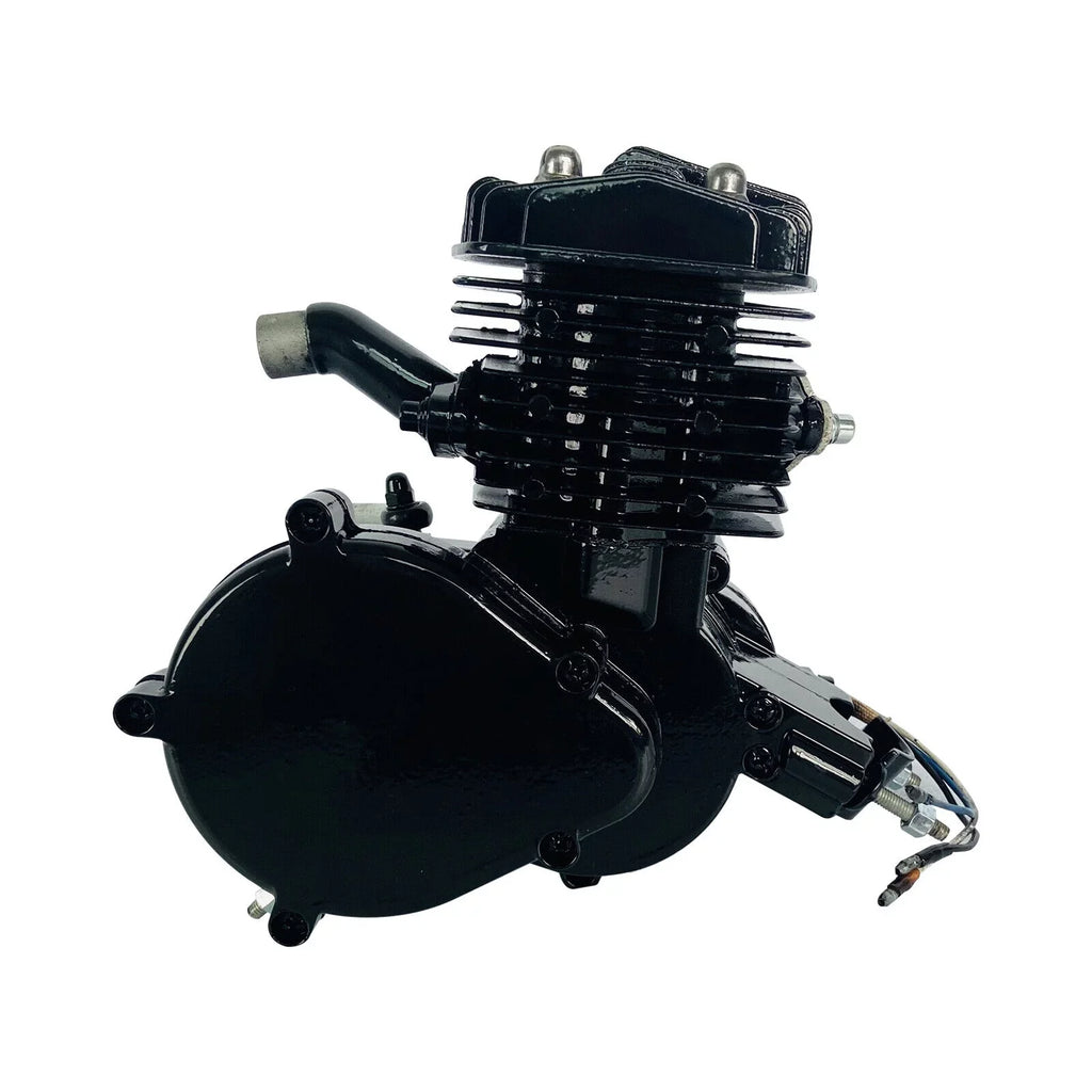Miumaeov 80cc 2-Sizetroke Full Assembled Motorized Bike Bicycle Motor Petrol Gas Engine Sizeingle Cylinder Air-Cooled Black