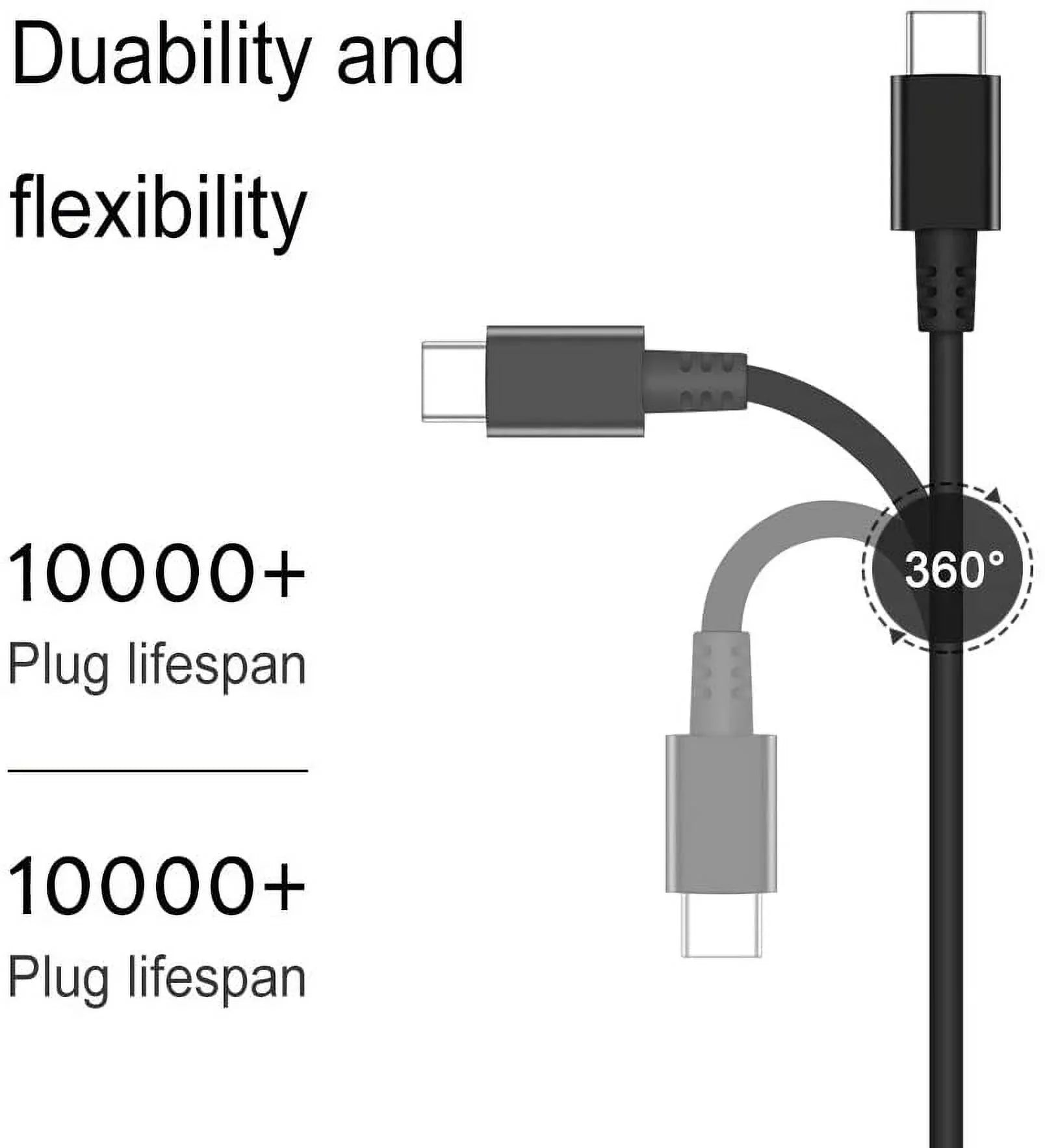45W USizeB-C Power Adapter for Lenovo Yoga C630, Yoga 910-13, Yoga 720-13, Miix 630-12, IdeaPad 720s-13, Chromebook Size330 and C330, GX20N20876