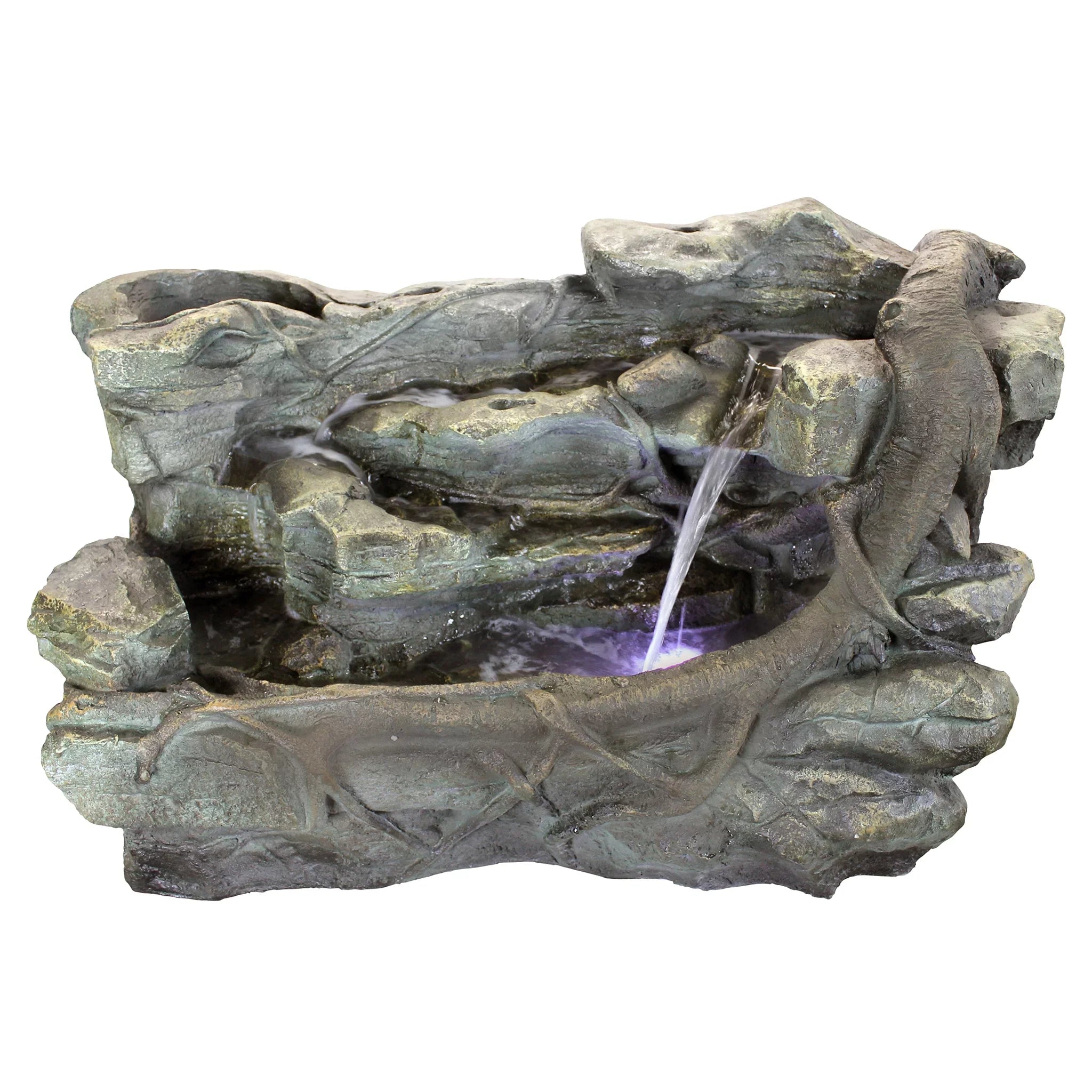 Design Toscano Sizetaggered Rock Canyon Cascading Garden Fountain