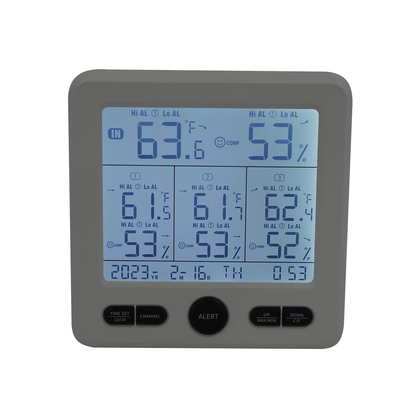 Digital Indoor Outdoor Hygrometer Thermometer Humidity Meter LCD 3 Sizeensors