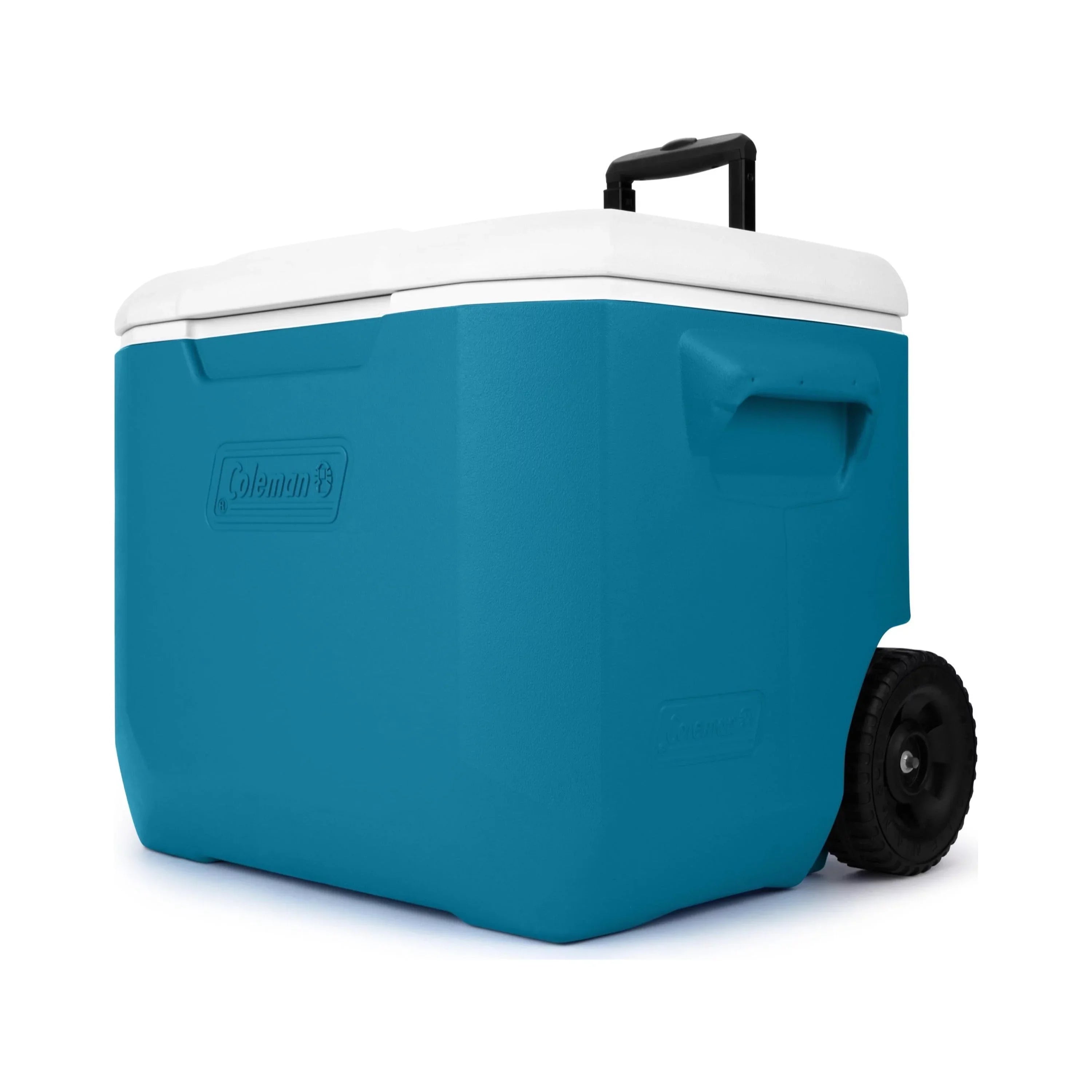 Coleman Chiller 60QT Hard Cooler with Wheels, Ocean Blue