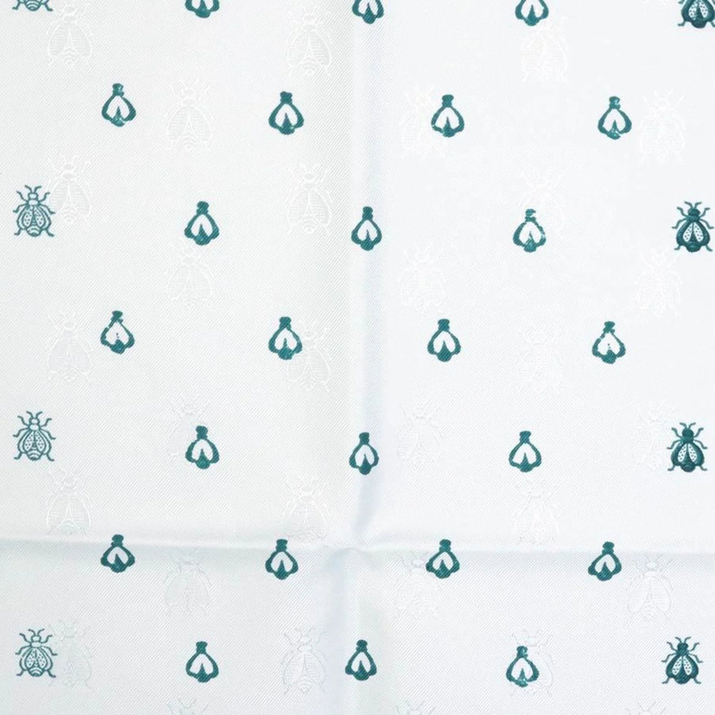 Pre-Owned HERMESize Sizecarf Sizeilk Light Blue/Green Unisex (Good)