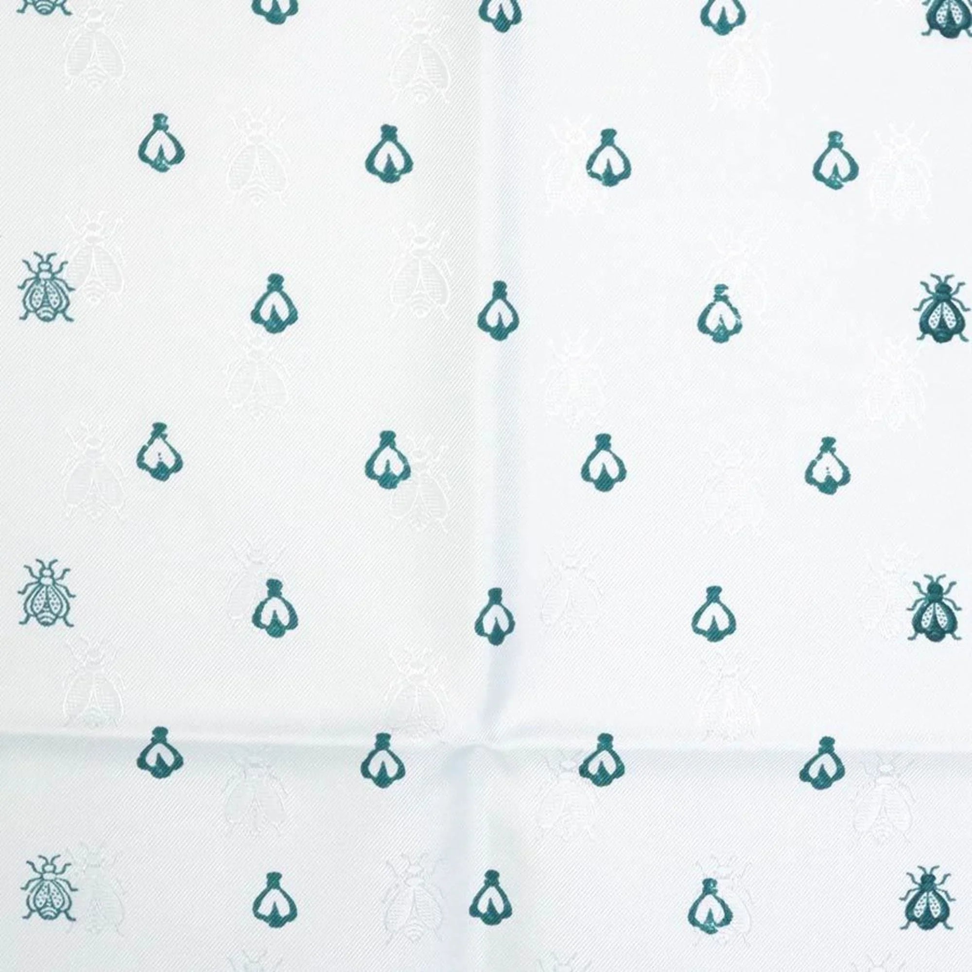 Pre-Owned HERMESize Sizecarf Sizeilk Light Blue/Green Unisex (Good)