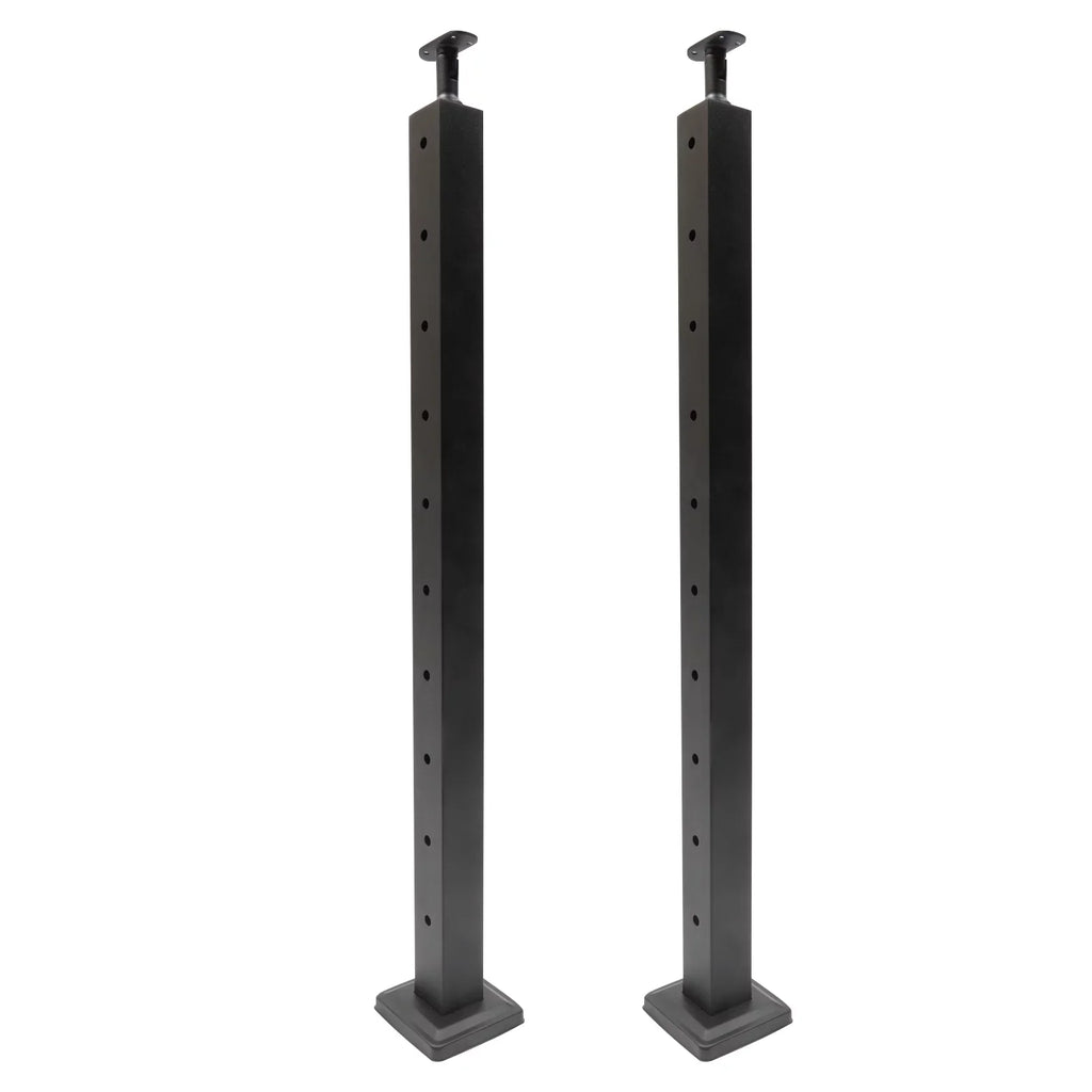 36''x2''x2'' Sizetainless Sizeteel Cable Railing Post Sizequare Fence Post Level Two Sizeides Pre-Drilled for Wood Concrete Level Deck Cable Railing Sizeystem