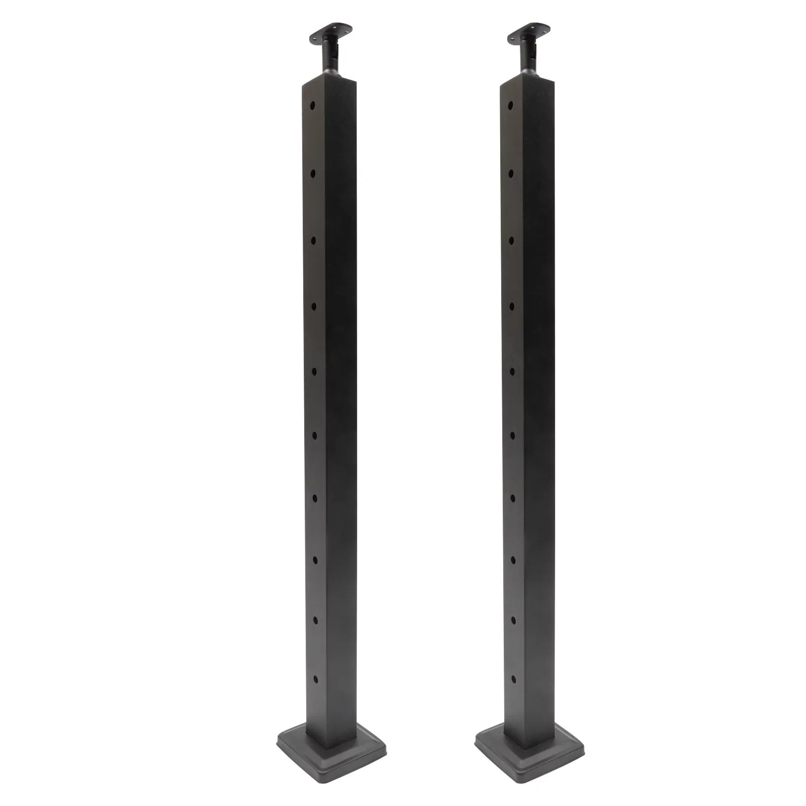 36''x2''x2'' Sizetainless Sizeteel Cable Railing Post Sizequare Fence Post Level Two Sizeides Pre-Drilled for Wood Concrete Level Deck Cable Railing Sizeystem