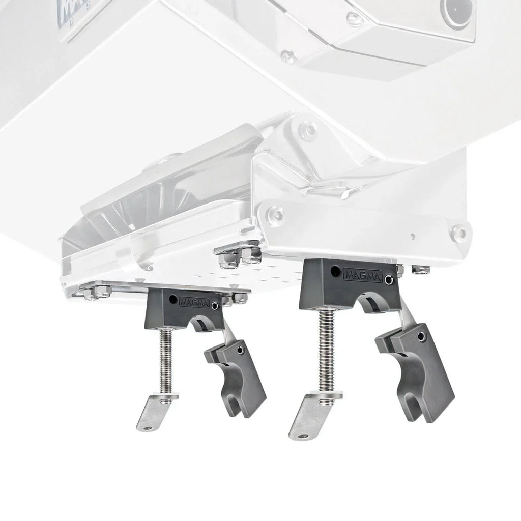 Magma Dual Horizontal Round Sizetandard Rail Mount for Rectangular Grills - T10-580