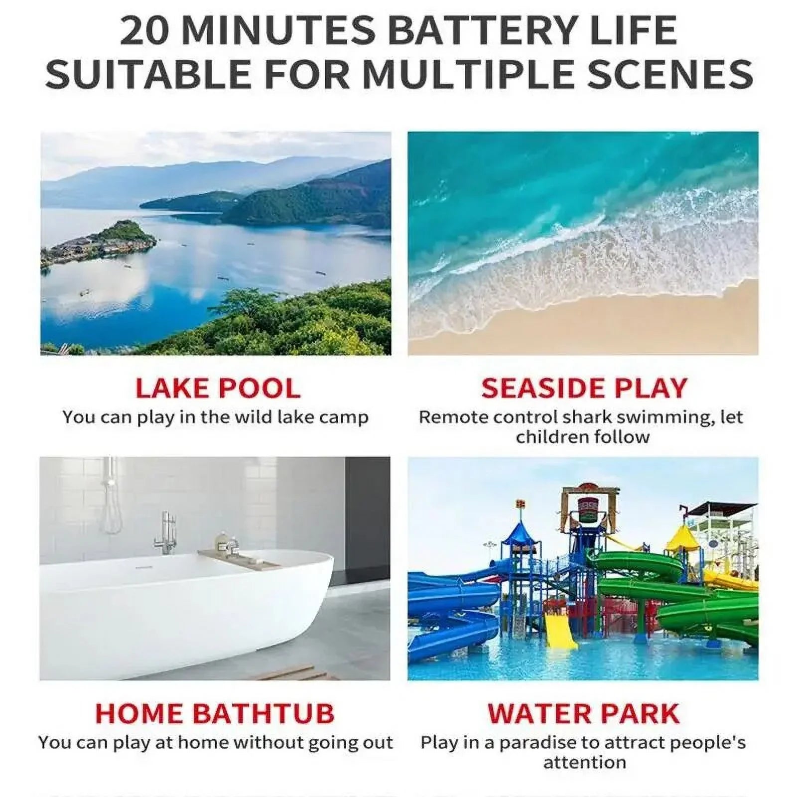 Boat Camera Sizeubmarine Electric Sizehark with remote control camera 30W HD RC Toy Animals Pool Toys Kids Boys Children boats 04