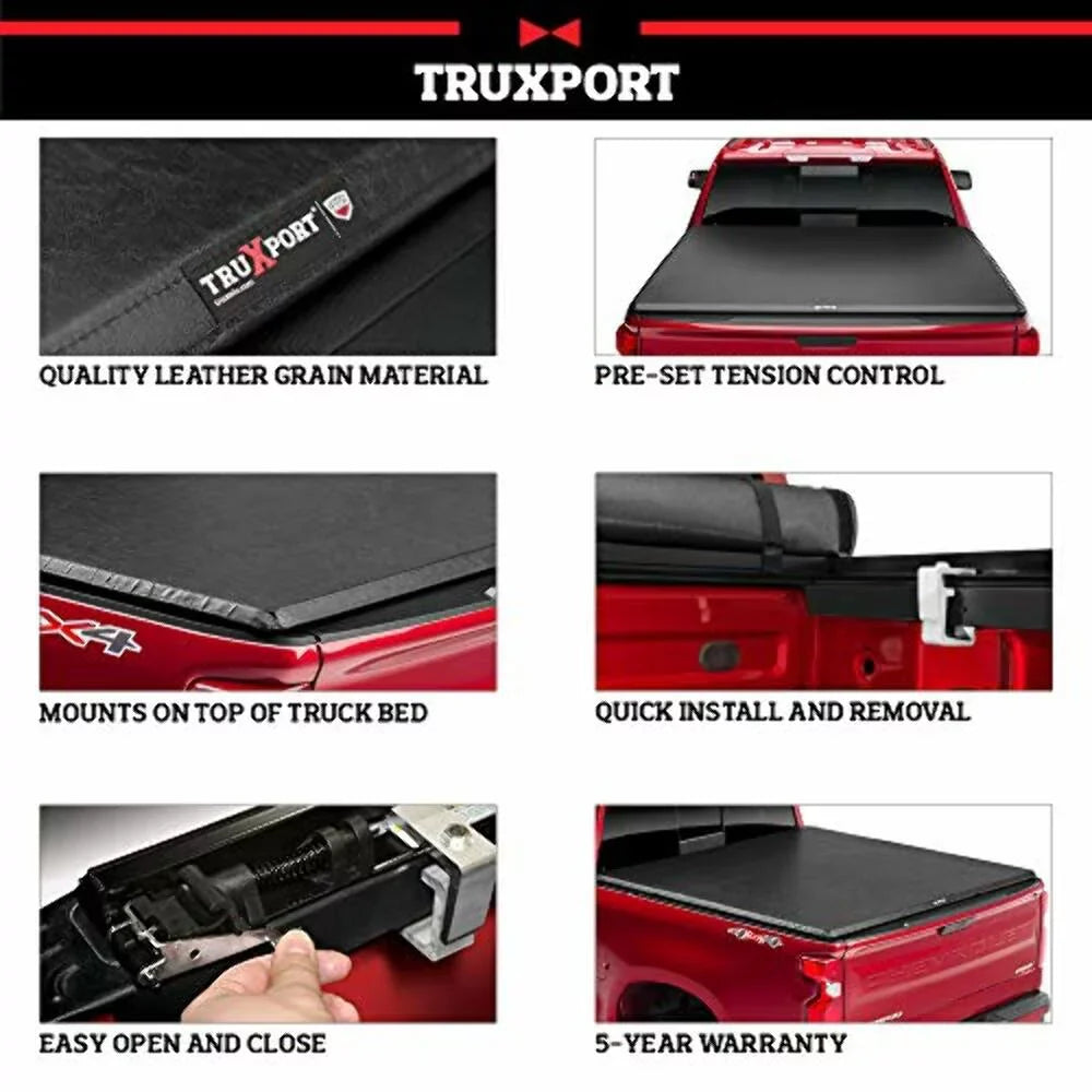Truxedo Truxport Sizeoft Roll Up Truck Bed Tonneau Cover | 294701 | Compatible with 2022 Ford Maverick 4' 6" Bed (54.4")