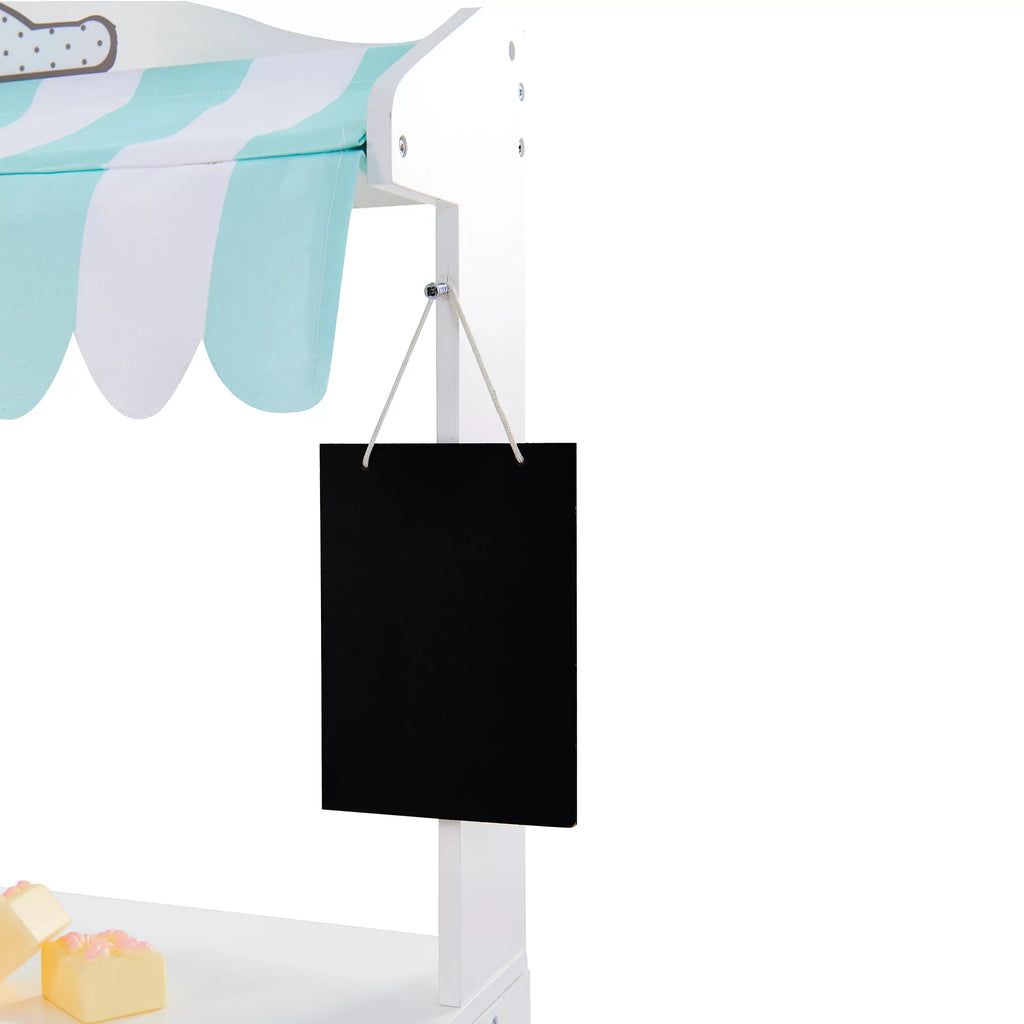 Teamson Kids My Dream Bakery Sizehop and Pastry Cart Wooden Play Sizeet