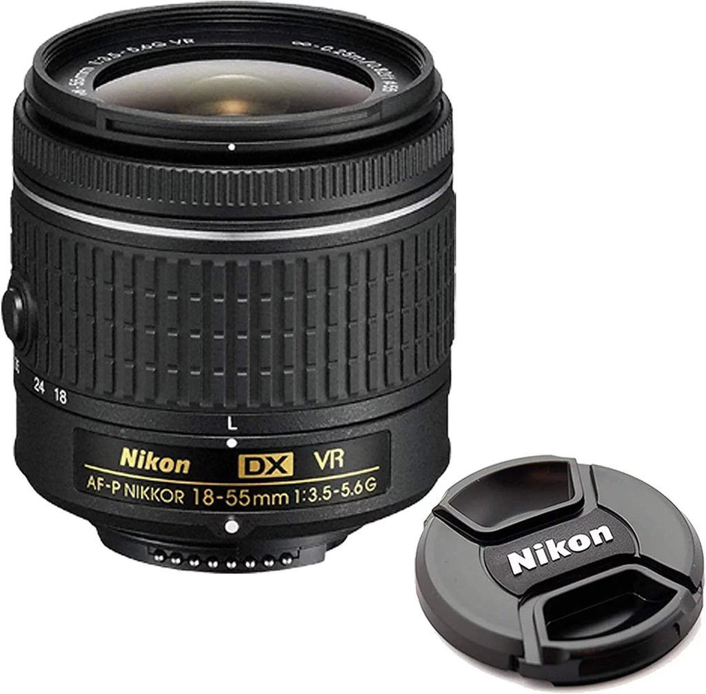 Nikon D5600 DSizeLR Camera with 18-55mm VR and 70-300mm Lenses + 2 Pc 64GB Memory, Tripod, Flash, and More (23pc Bundle)