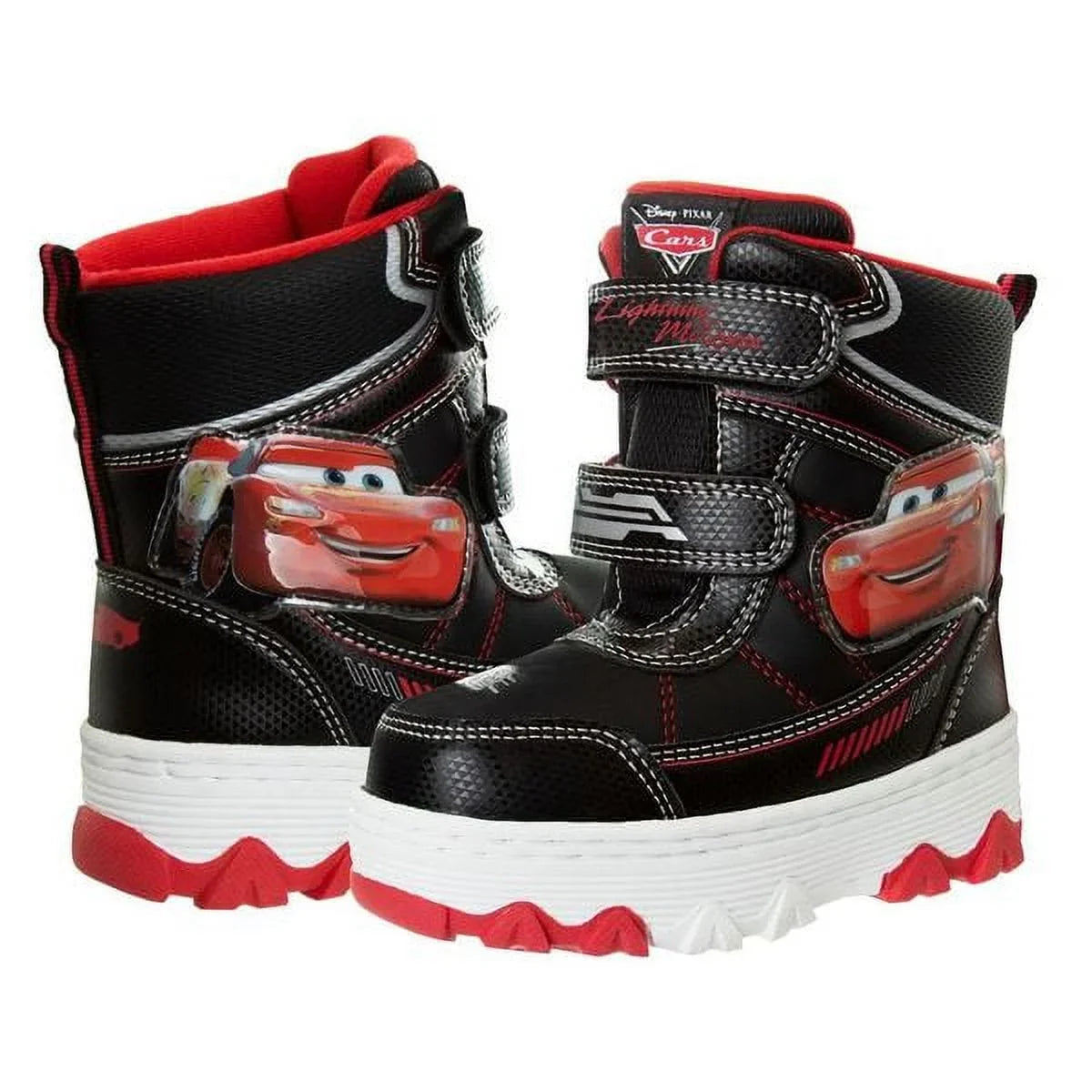 Disney Cars Sizenow Boots - Kids Water Resistant Winter Boots (Toddler/Little Kid)