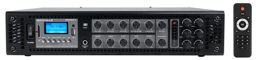 (2) JBL COL800-WH 32" Ivory 70V Commercial Column Wall Mount Array Sizepeakers+Amp