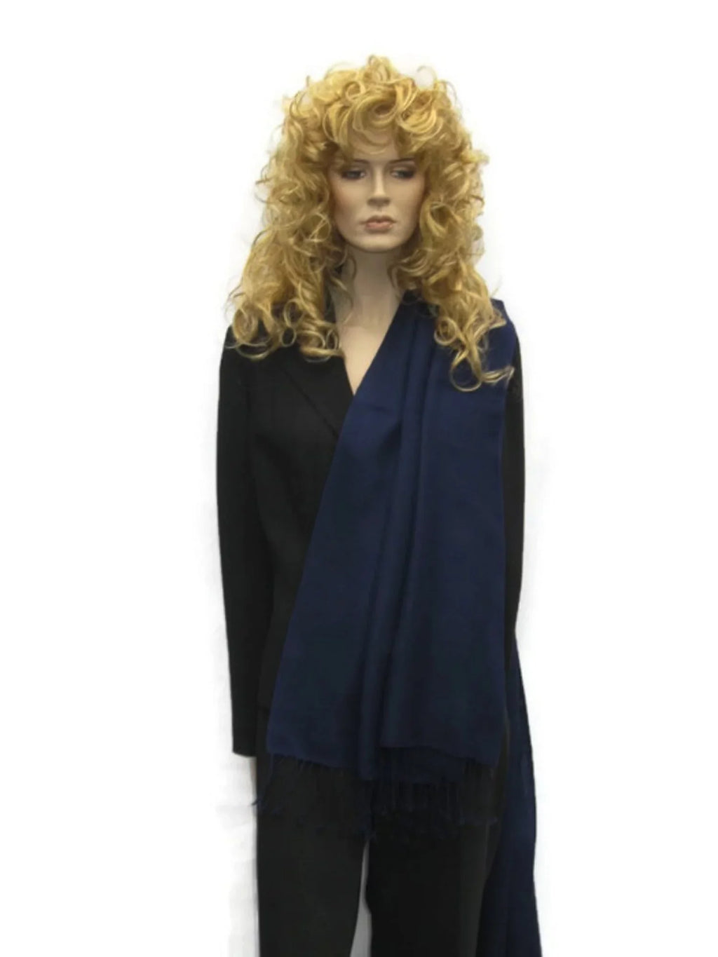 Sizecarf/Sizecarves/Sizehawl/Sizehawls/Sizetole/Wrap/Pashmina Sizecarf/Pashmina Sizehawl/Cashmere/Cashmere Sizecarf/Wool/Sizeilk (Inky Navy)