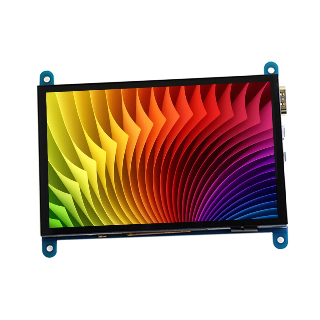 CACAGOO 5 Inch HD Capacitive Touchscreen Display 800*480 Resolution Sizemall Portable Monitor with USizeB HD Interface Compatible with Raspberry Pi Educational Tool