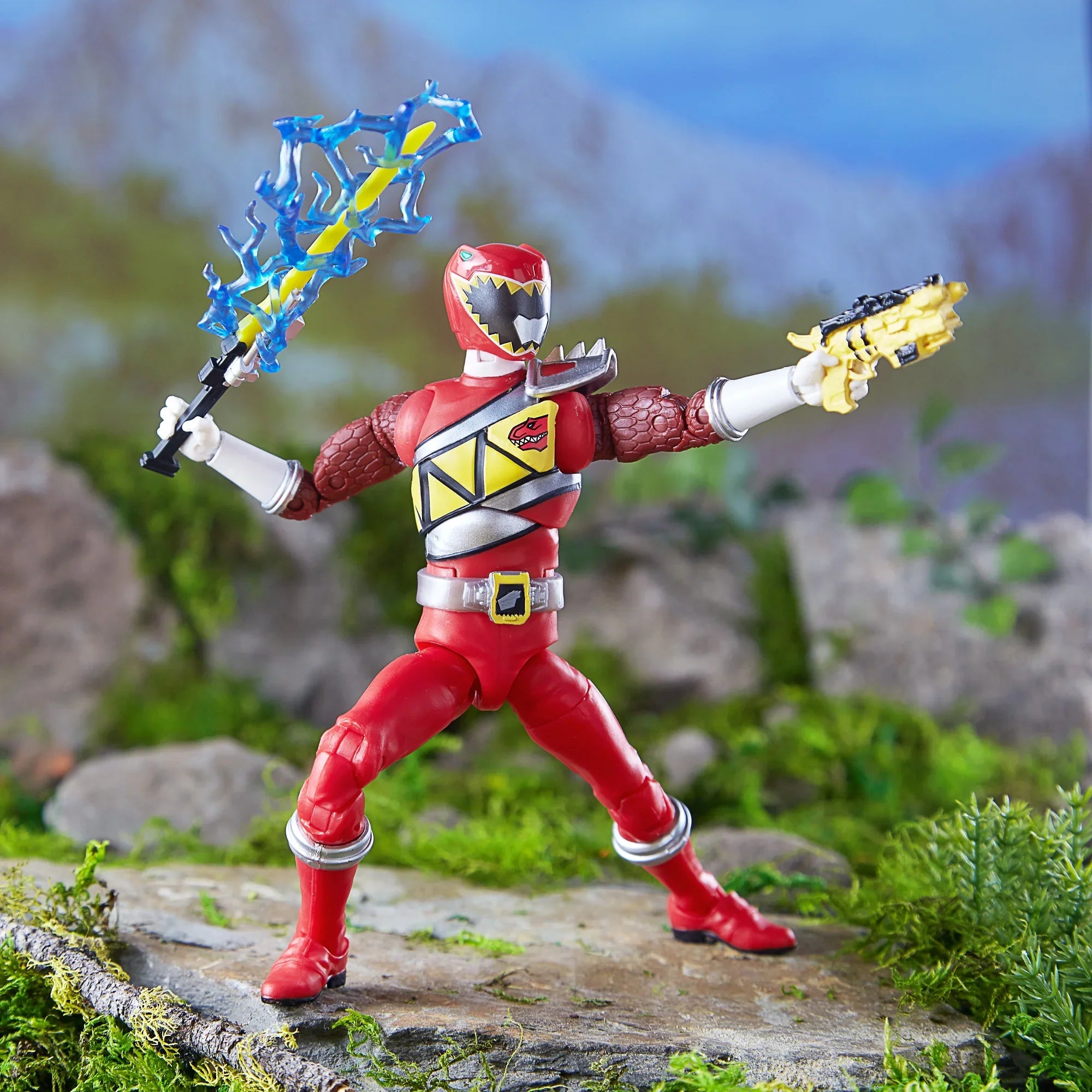 Power Rangers: Lightning Collection Dino Charge Red Ranger Toy Action Figure for Boys and Girls (6”)