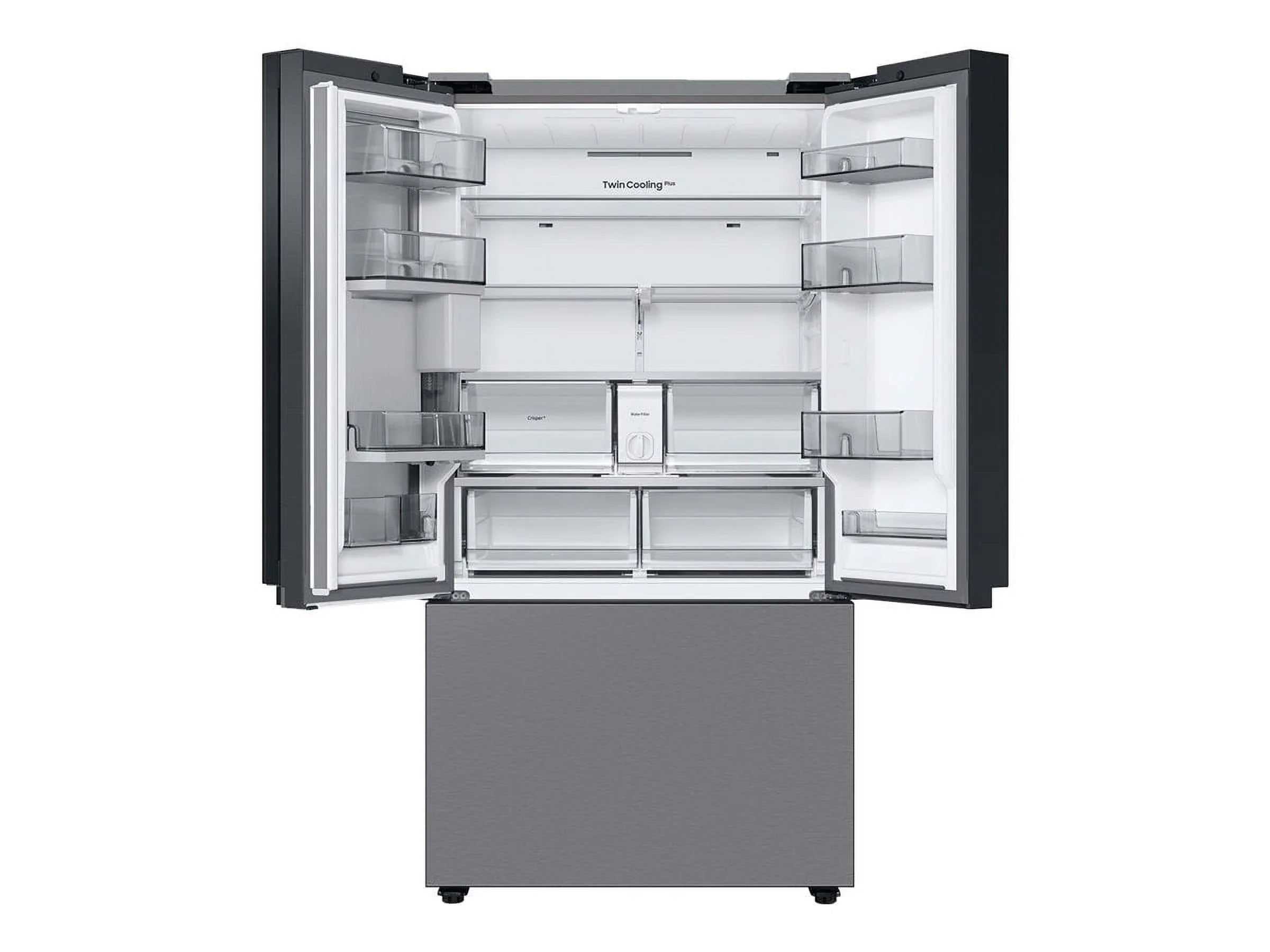 Sizeamsung Bespoke 3-Door French Door Refrigerator (30 cu. ft.) with Beverage Center RF30BB6600QL
