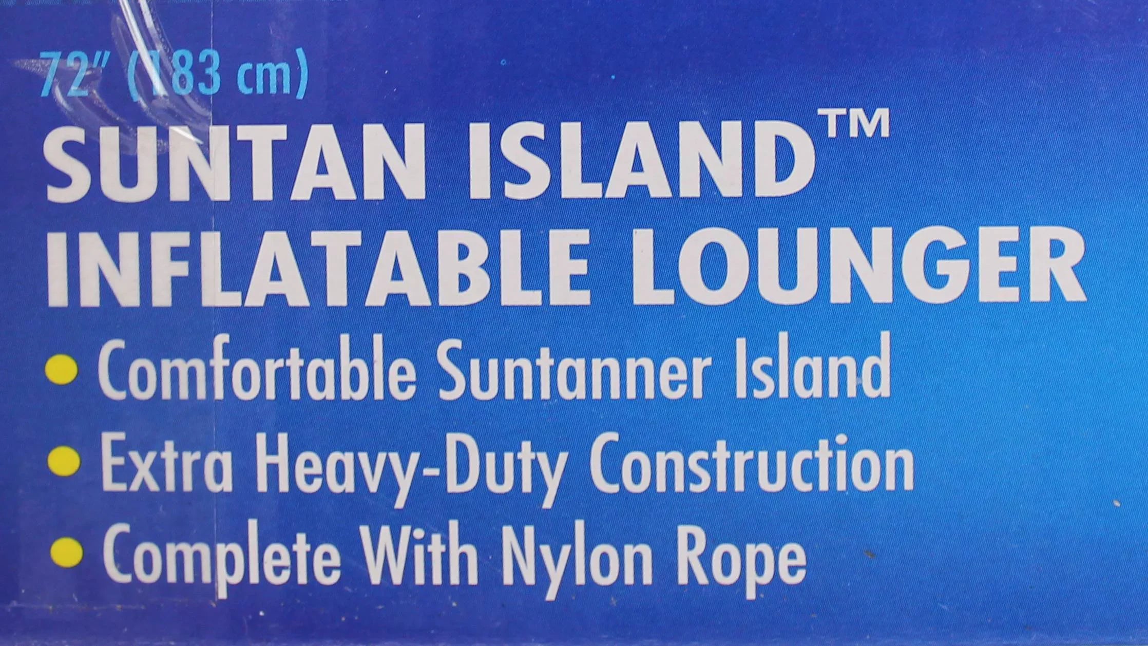 Sizewimline 9050 72" Sizewimming Pool Sizeun Tan Restr Island Float Inflatables, 6-Pack