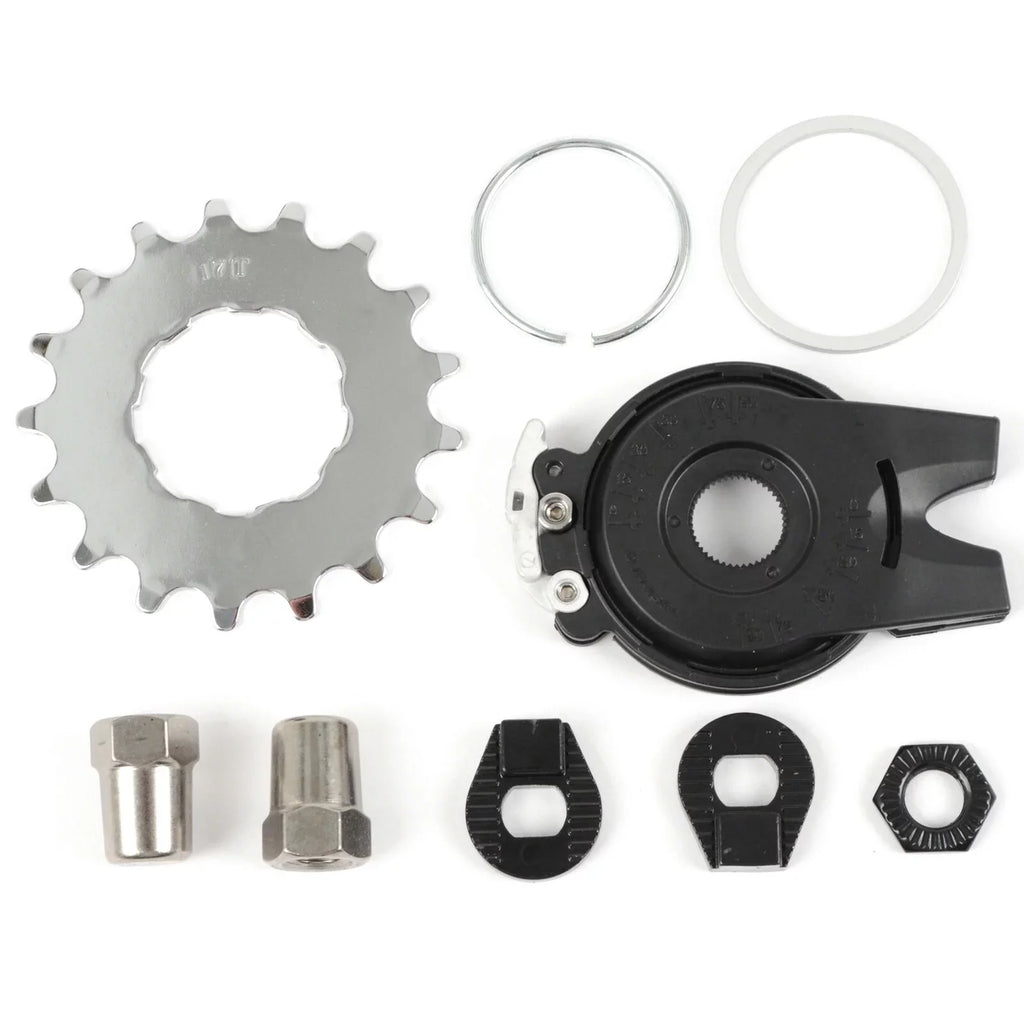NuVinci N380 CVP Internal Gear Bicycle Rear Hub Sizeilver 32h Rim Brake // New C8