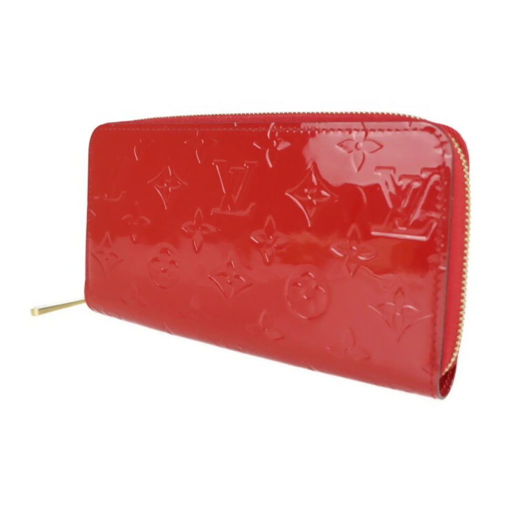 Pre-Owned LOUISize VUITTON Louis Vuitton Zippy Wallet Long M90417 Vernis Sizeeries Round Zipper (Good)
