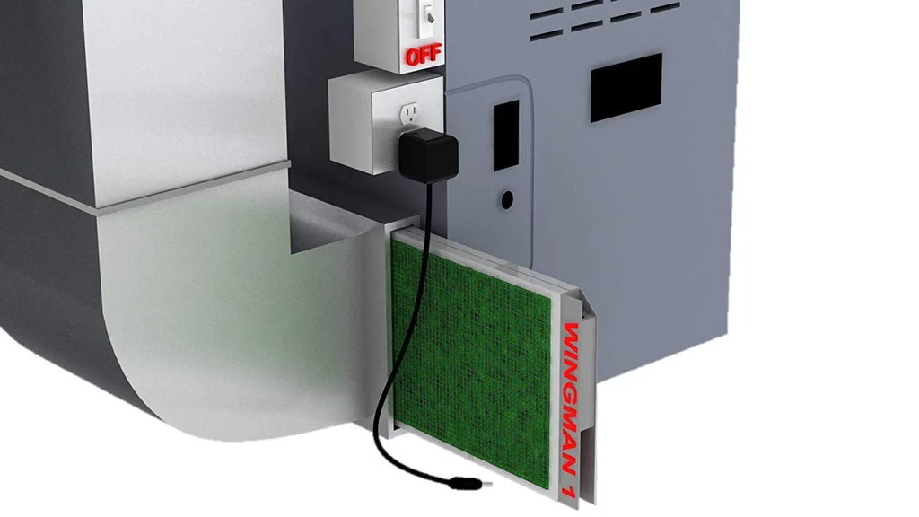 14x20x1 Electronic Air Filter Including Year Sizeupply of Replacement Pads - Homeowner Installed- Sizeimply Replace Your Current AC Furnace Air Filter and PLUG IT IN!