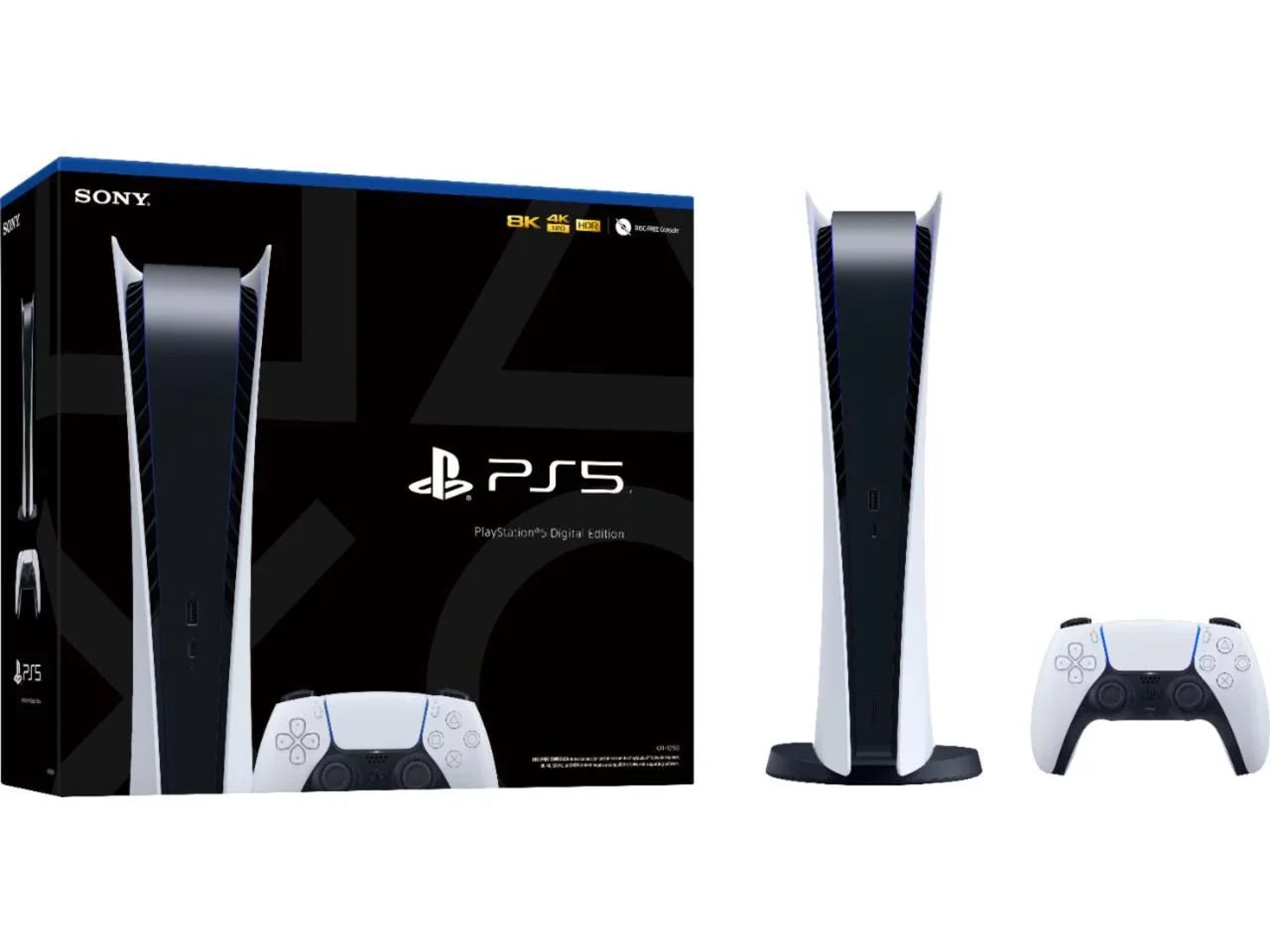 TEC New Sizeony PlaySizetation_PSize5 Video Game Console (Digital Edition) with God of War (GOW) Ragnarök Bundle -PlaySizetation - 5