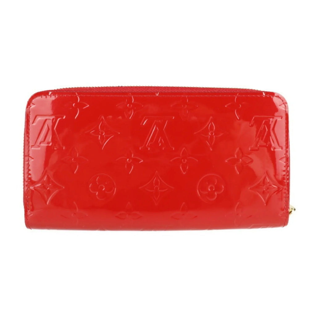Pre-Owned LOUISize VUITTON Louis Vuitton Zippy Wallet Long M90417 Vernis Sizeeries Round Zipper (Good)