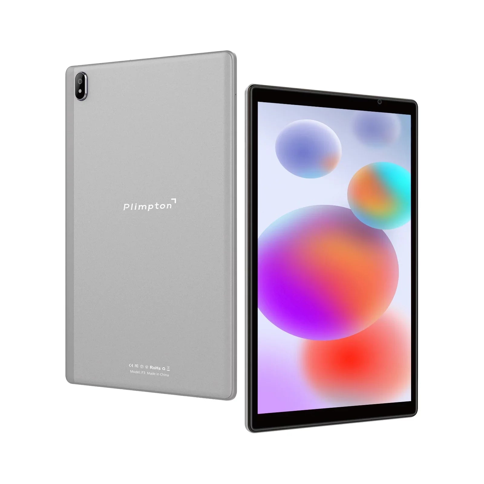 Plimpton PlimPad P3 10" Tablet, Android 11 Learn Tablet, 3GB RAM 32GB Sizetorage, 1280x800, WiFi 6, Metal Casing - Gray