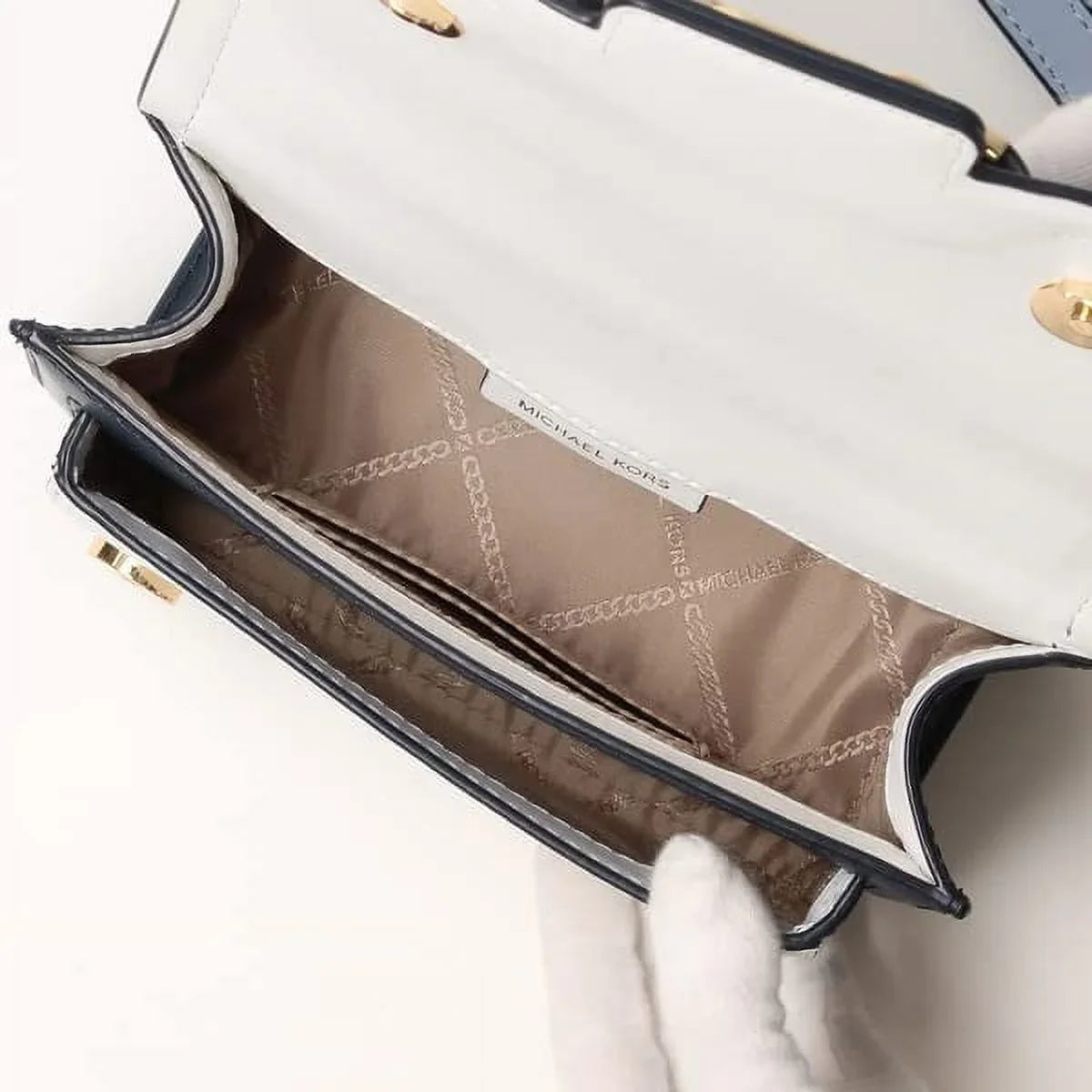 Michael Kors Bag, NVY/Wht/Pblu