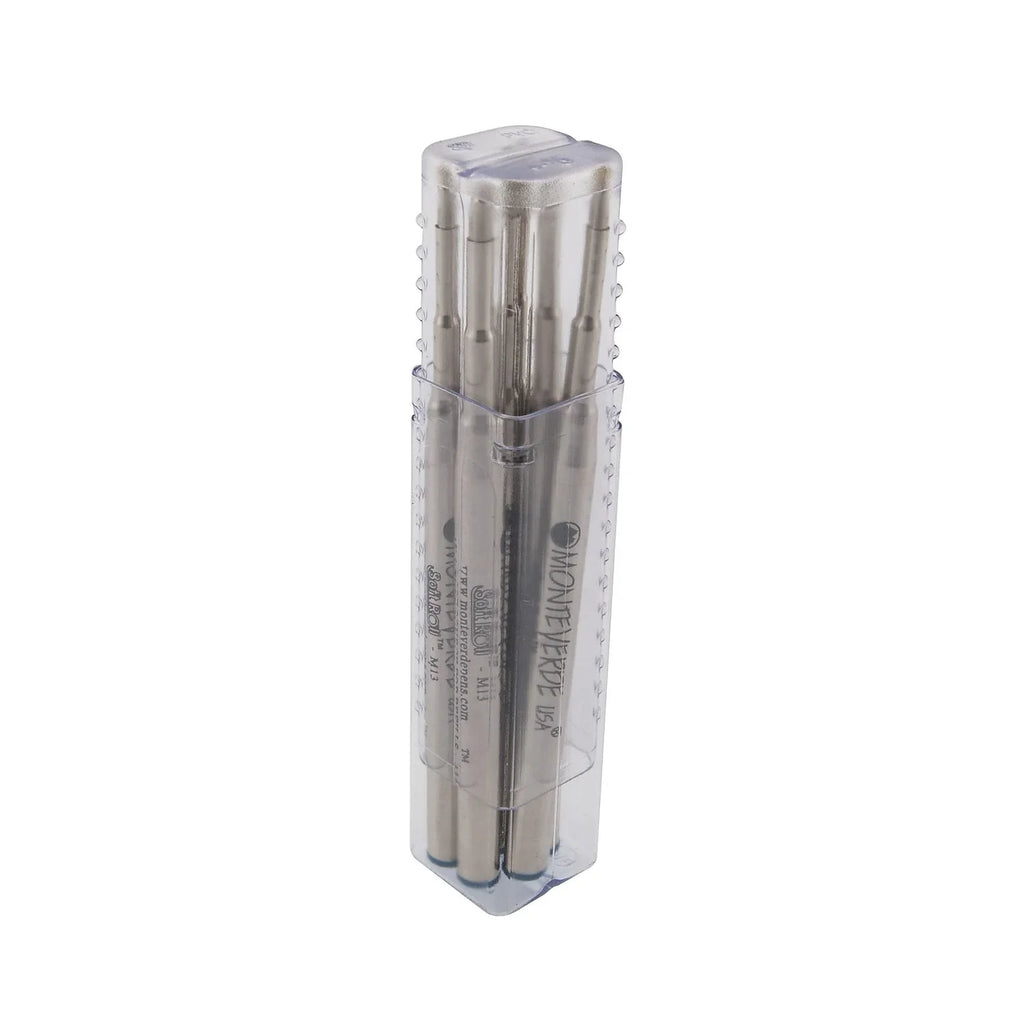 Monteverde Medium Ballpoint Refill For Montblanc Ballpoint Pens 6/Pack Brown M133BN