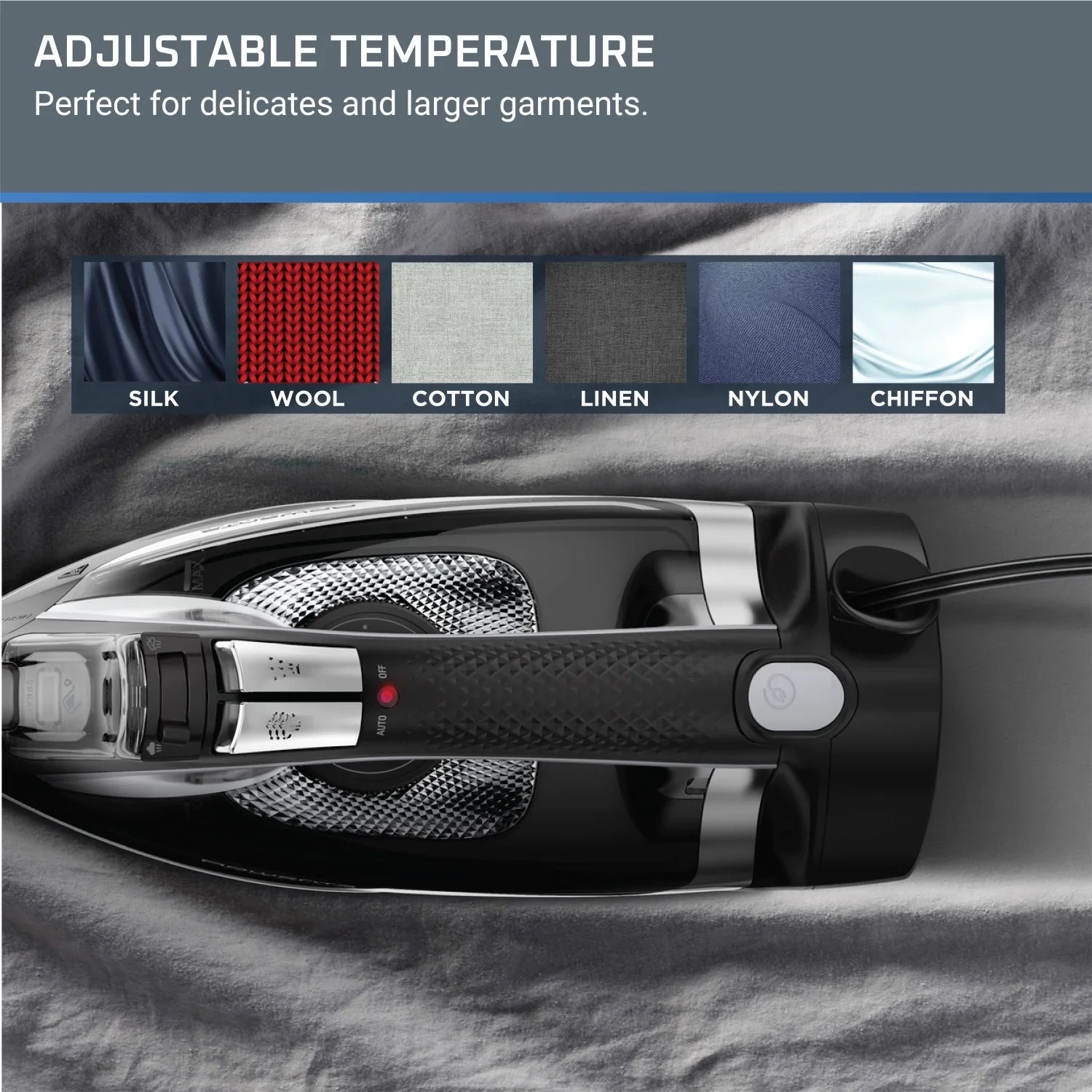 Rowenta Accessteam Cordreel Iron, Black