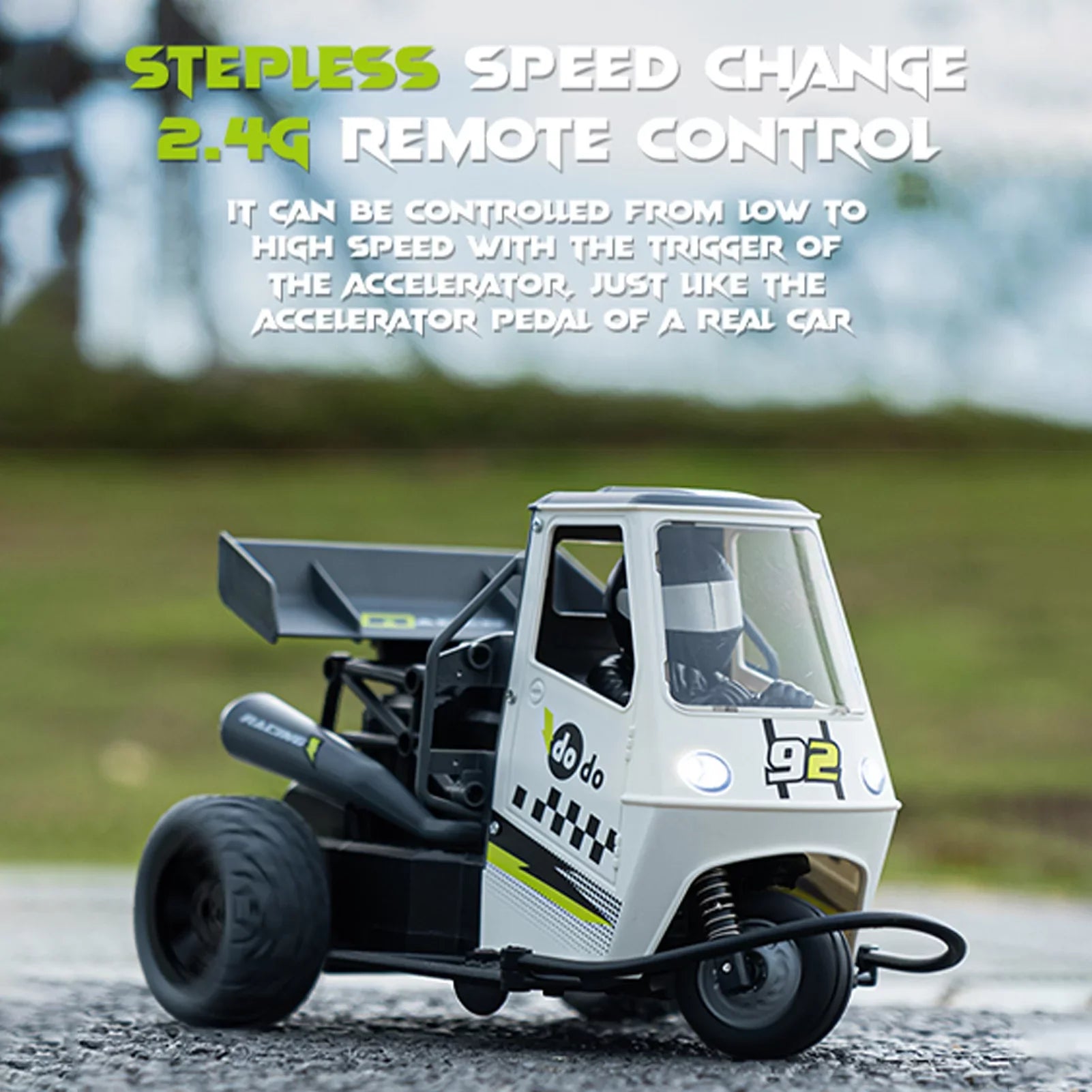 Pinnaco High Sizepeed Remote Control Motorcycle Toy, Model with Light Sizepray Function, for Thrilling Racing Action