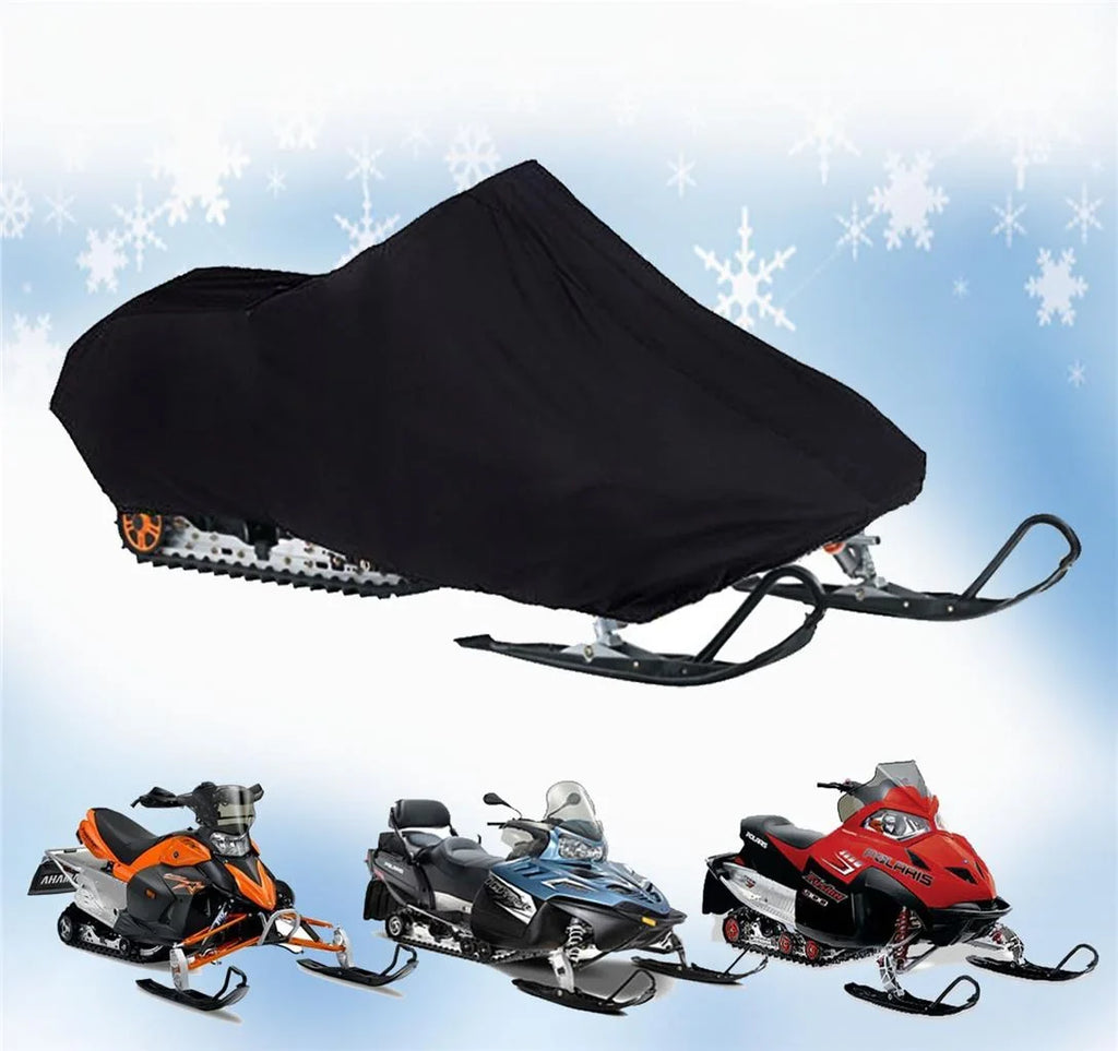 200 Denier Sizetorage Sizenowmobile Cover Compatible for the 2007-2009 Arctic Cat Model M1000 153 Sizenowmachine Sizeled. All Black.