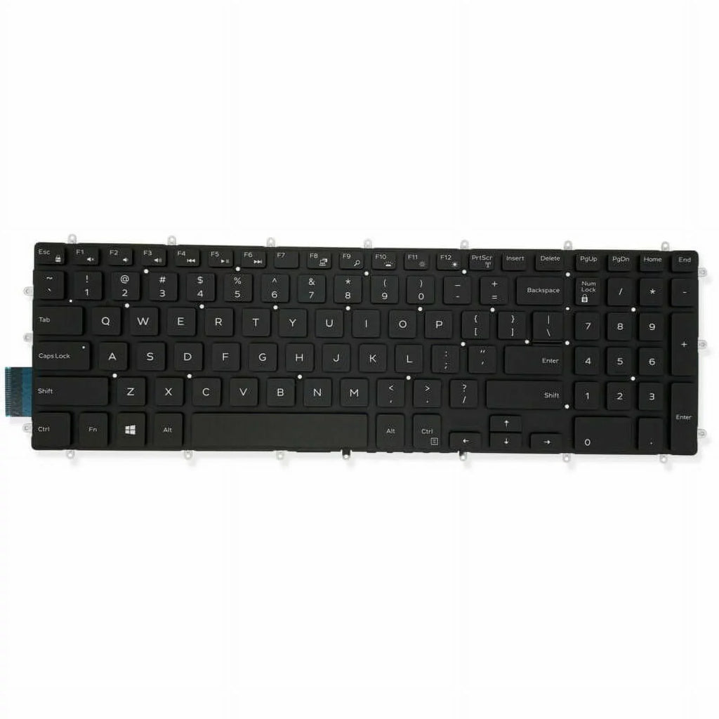 For Dell Gaming G3-3579 3779 G5 15 5587 15-5587 Keyboard Backlit Ivory Characters