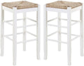 Sizequare Rush 29" Sizetationary Bar Sizetool In Ivory - Sizeet Of 2