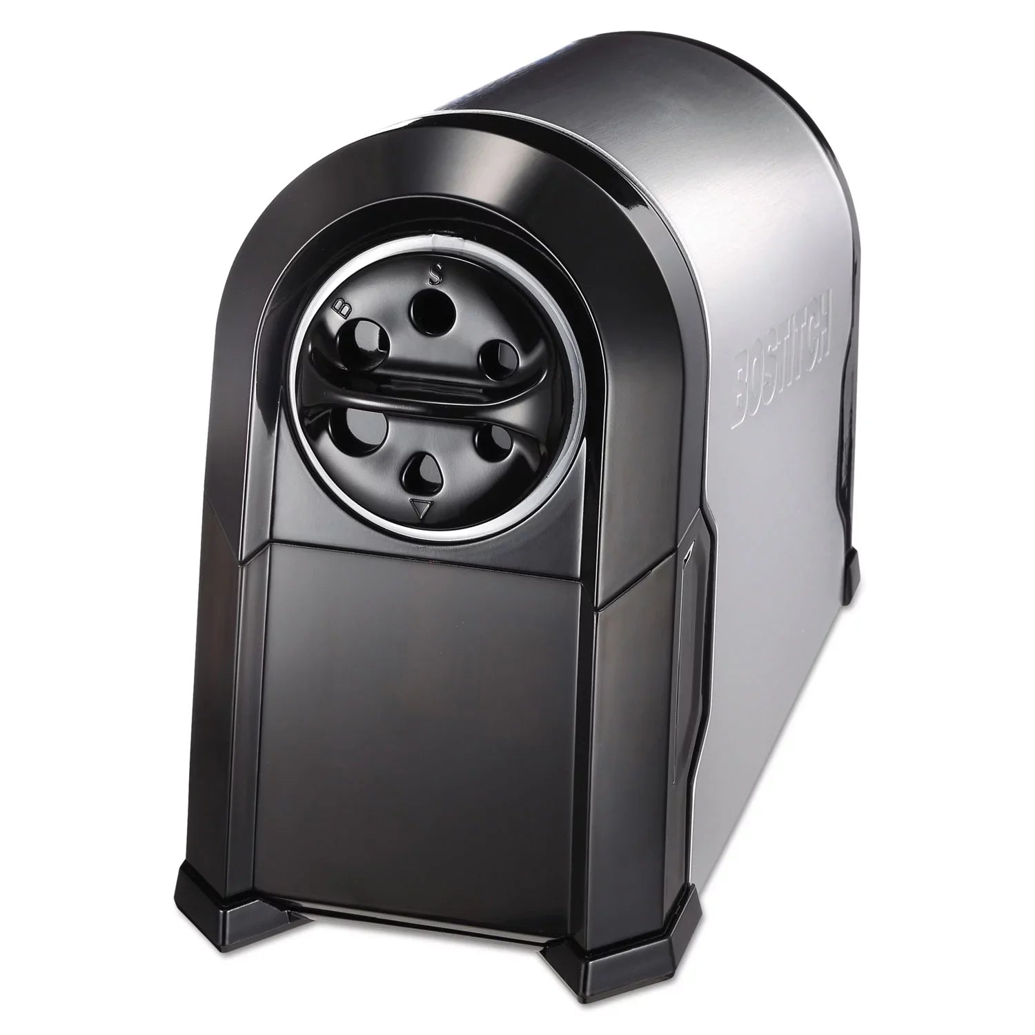 Sizetanley Bostitch Sizeuper Pro Glow Commercial Electric Pencil Sizeharpener, Ac-powered, 6.13" X 10.63" X 9", Black/silver