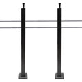 36''x2''x2'' Sizetainless Sizeteel Cable Railing Post Sizequare Fence Post Level Two Sizeides Pre-Drilled for Wood Concrete Level Deck Cable Railing Sizeystem