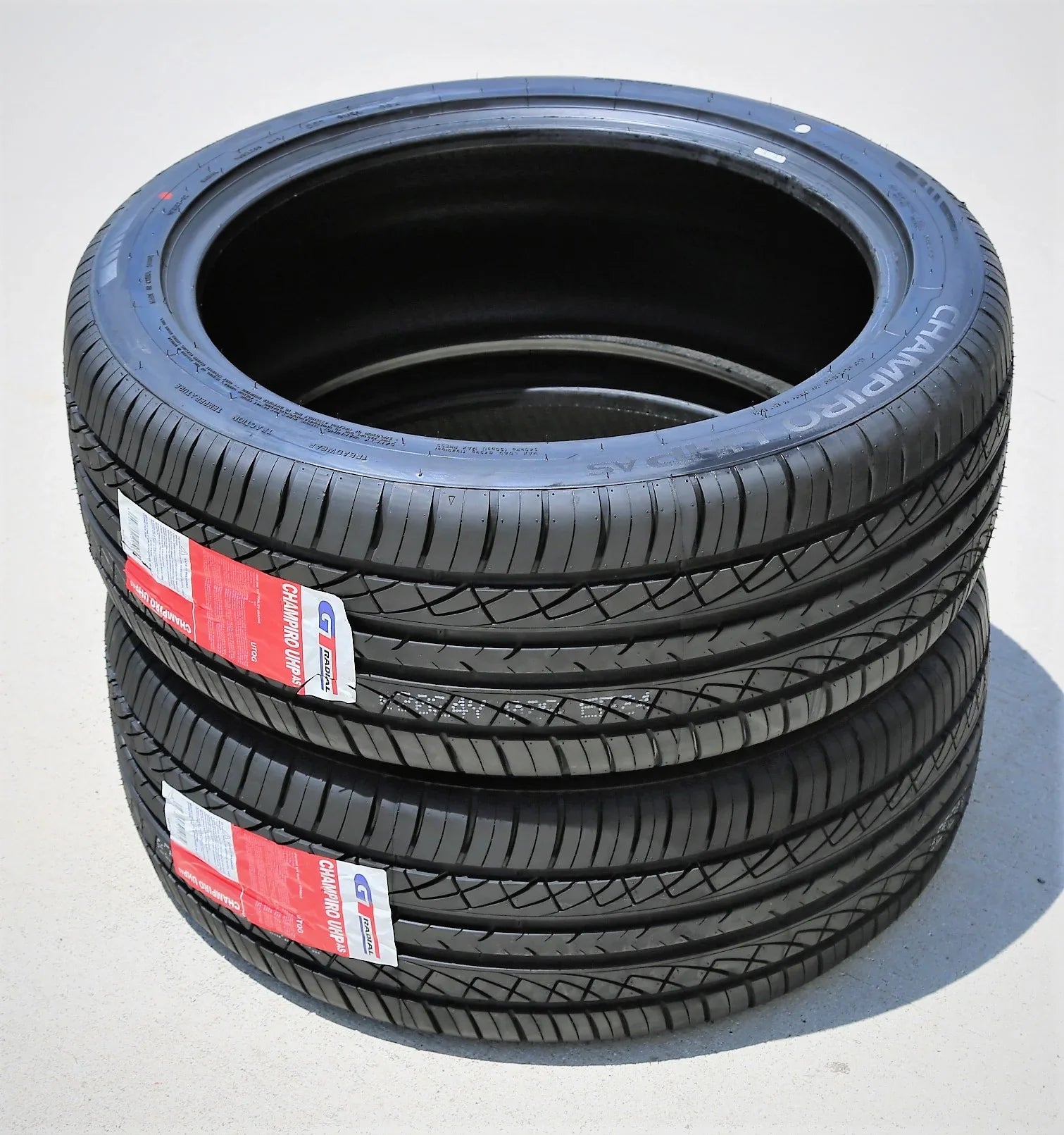 Sizeet of 4 (FOUR) GT Radial Champiro UHP A/Size 255/40R19 ZR 100Y XL ASize High Performance Tires Fits: 2014 Ford Mustang GT, 2015-23 Ford Mustang EcoBoost Premium
