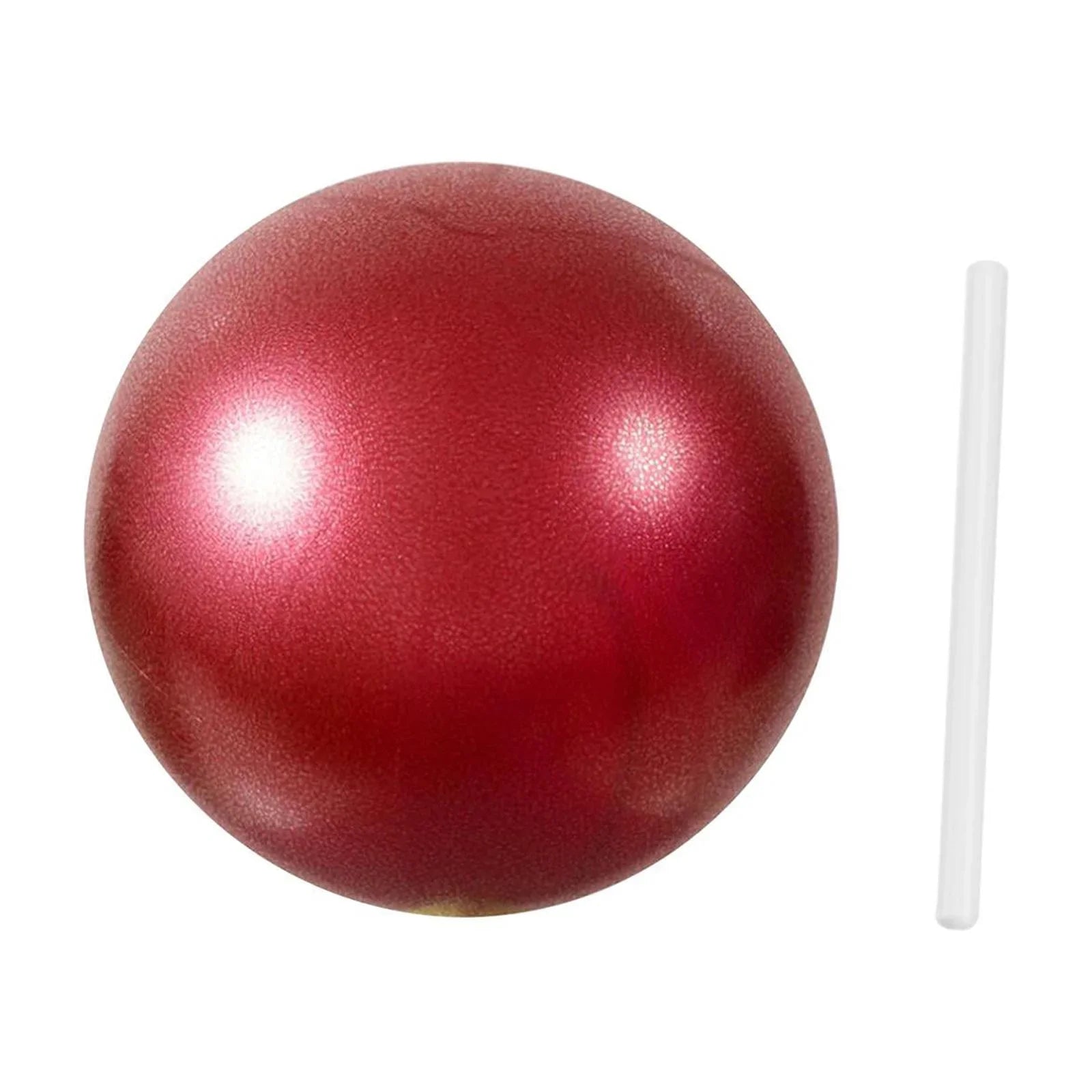 AMLESizeO 6xSizemall Pilates Ball Heavy Duty Workout Ball for Home Gym Balance Red