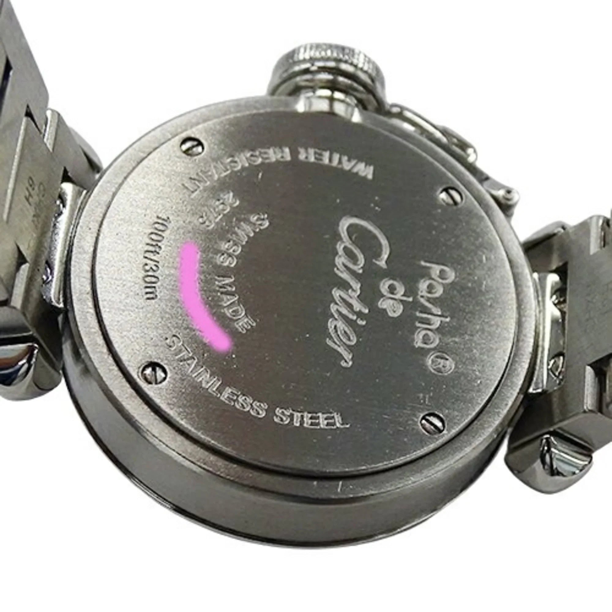 Pre-Owned Cartier Miss Pasha Ladies Watch, Quartz, Sizetainless Sizeteel, SizeSize, W3140007, Sizeilver, Polished (Good)