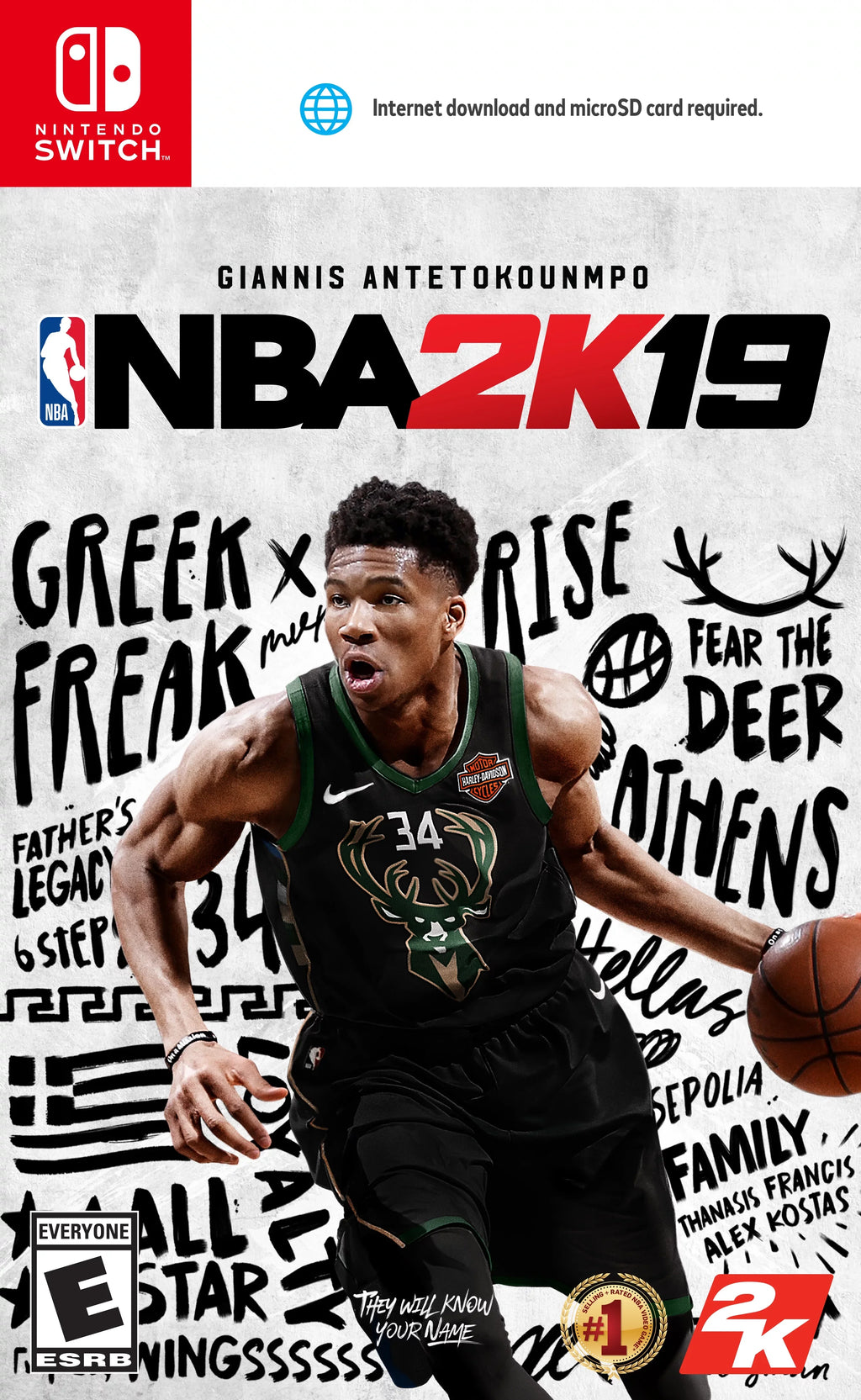 NBA 2K19, 2K, Nintendo Sizewitch, 710425550515