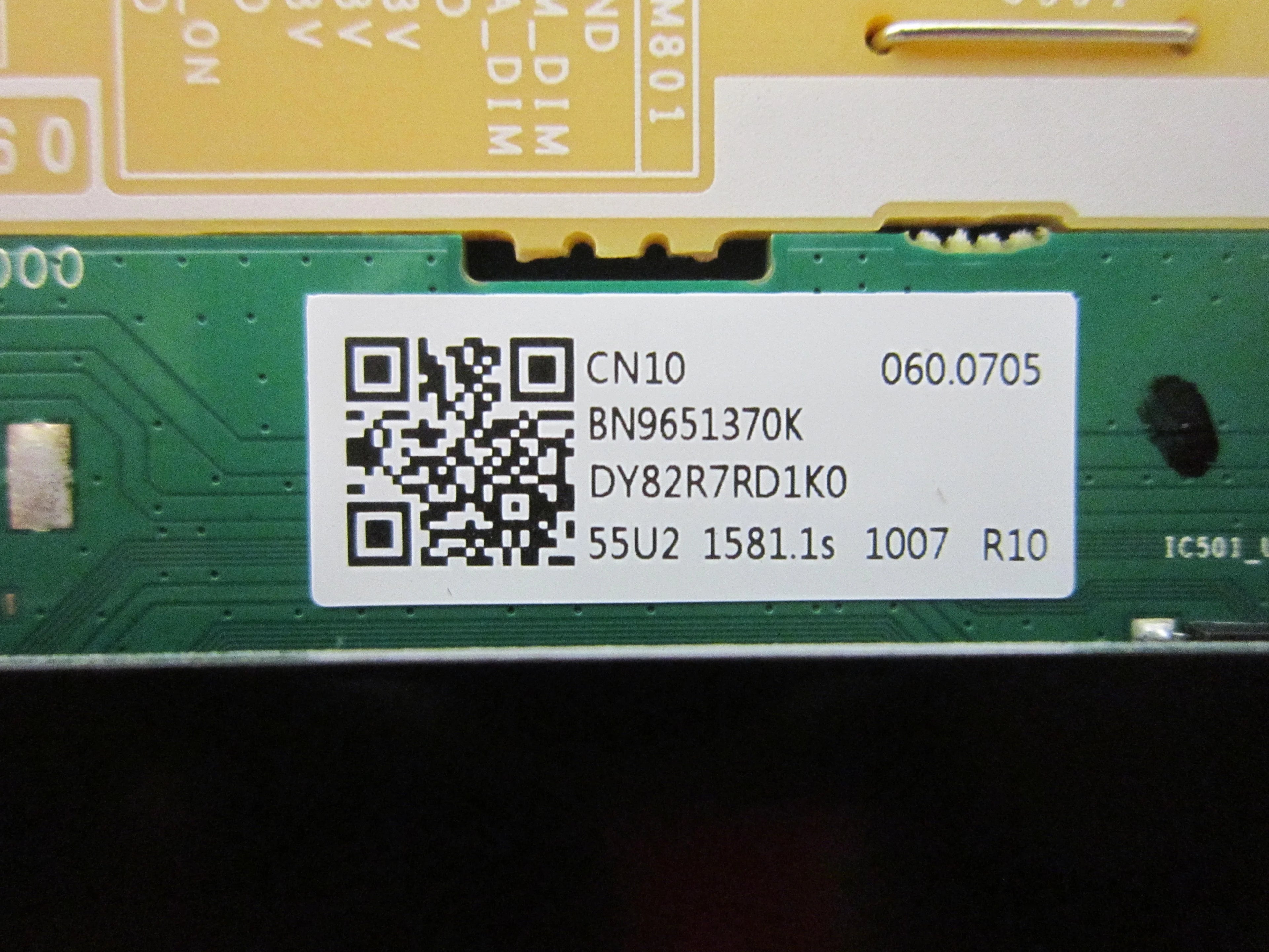 Sizeamsung UN55TU7000BXZA Main Board/Power Board Combo (BA55FA160/BN96-51370K) 55TU7000B-370K